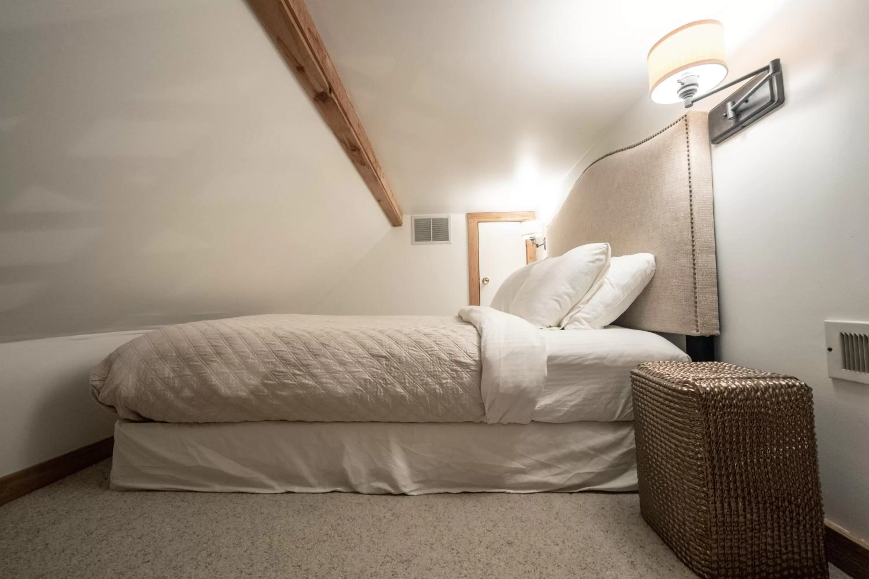 Bed in Stone Soup Inn