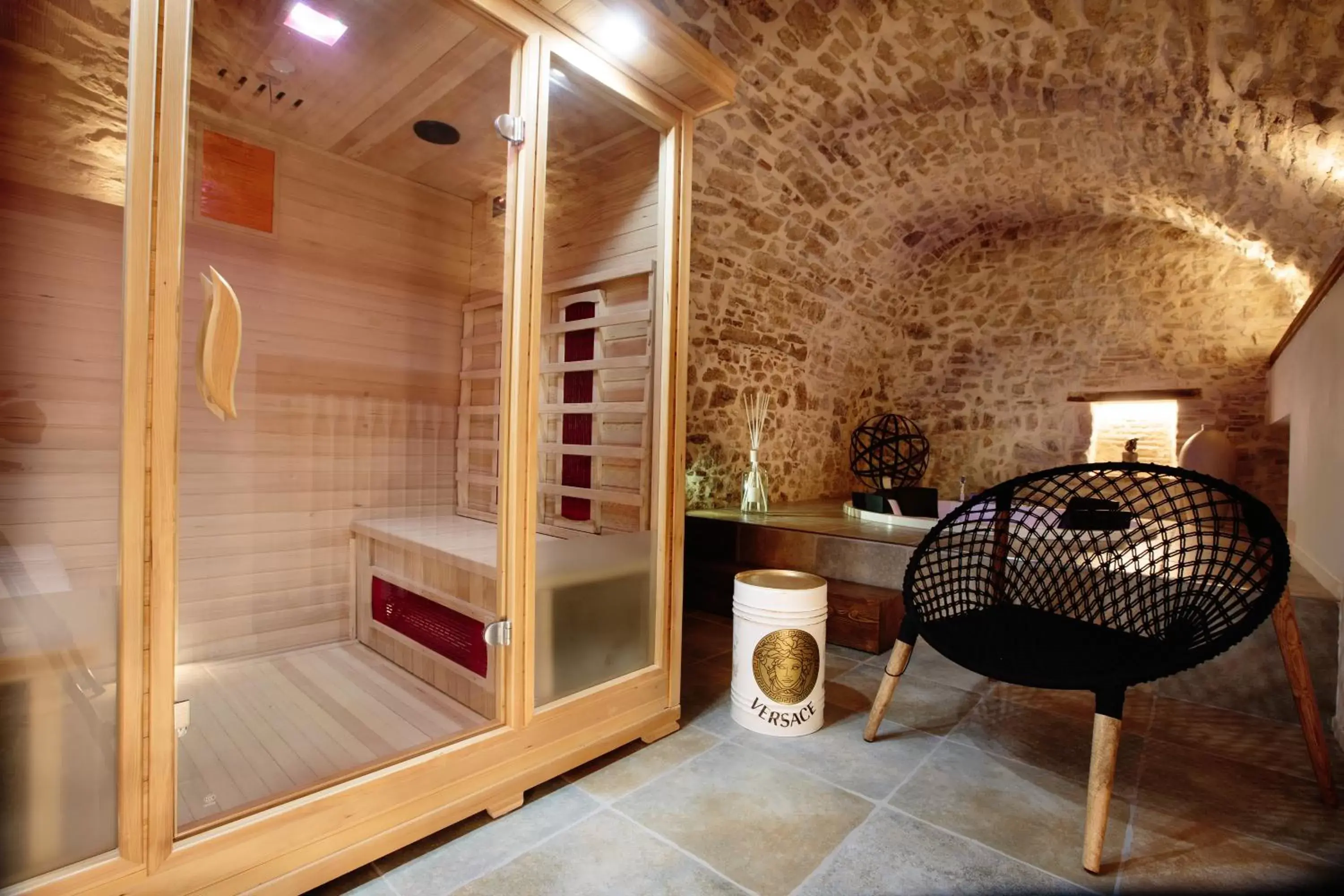 Sauna in Palazzo Cannavina Suite & Private SPA