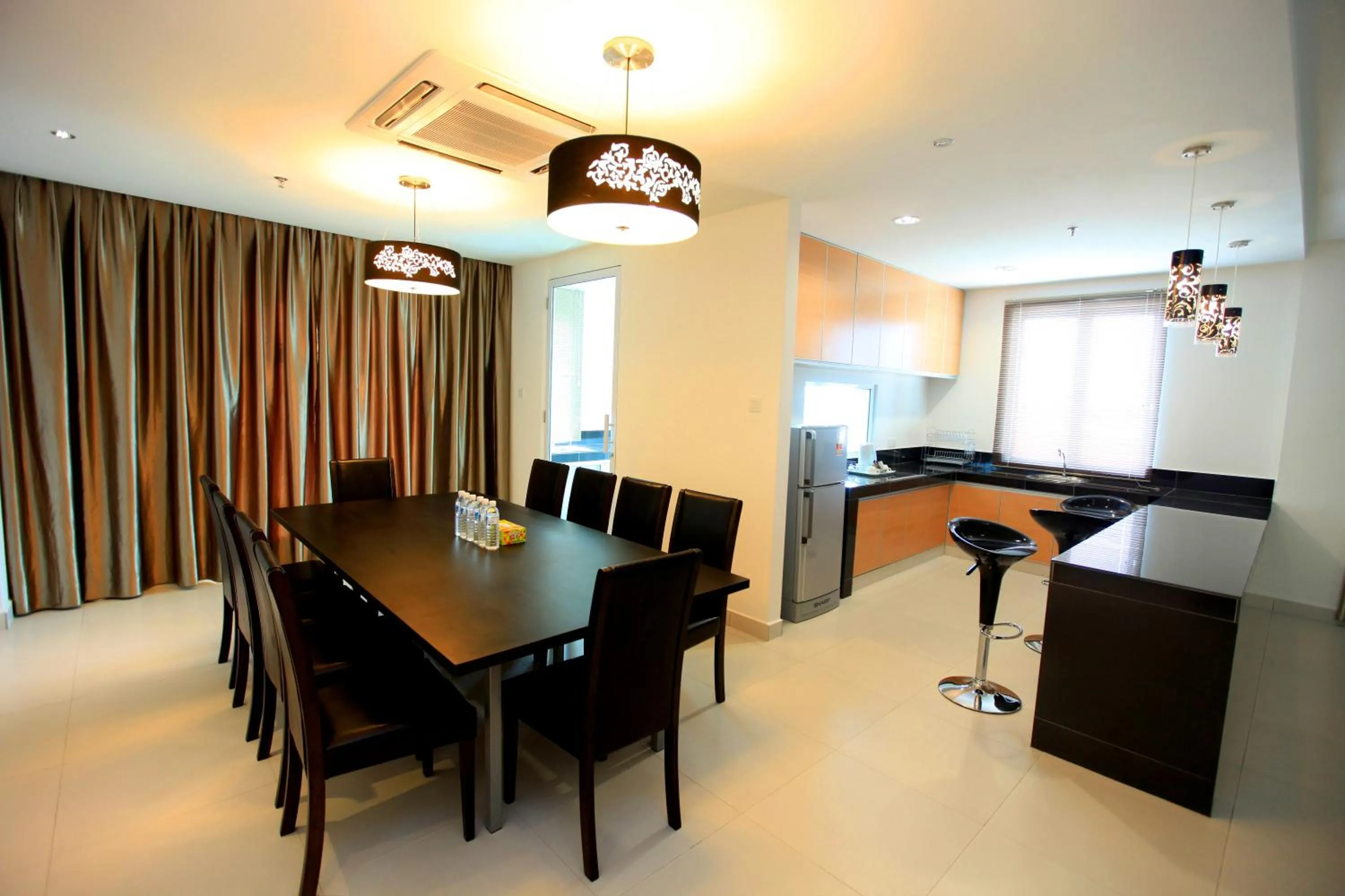 Dining area in Merdeka Suites Hotel