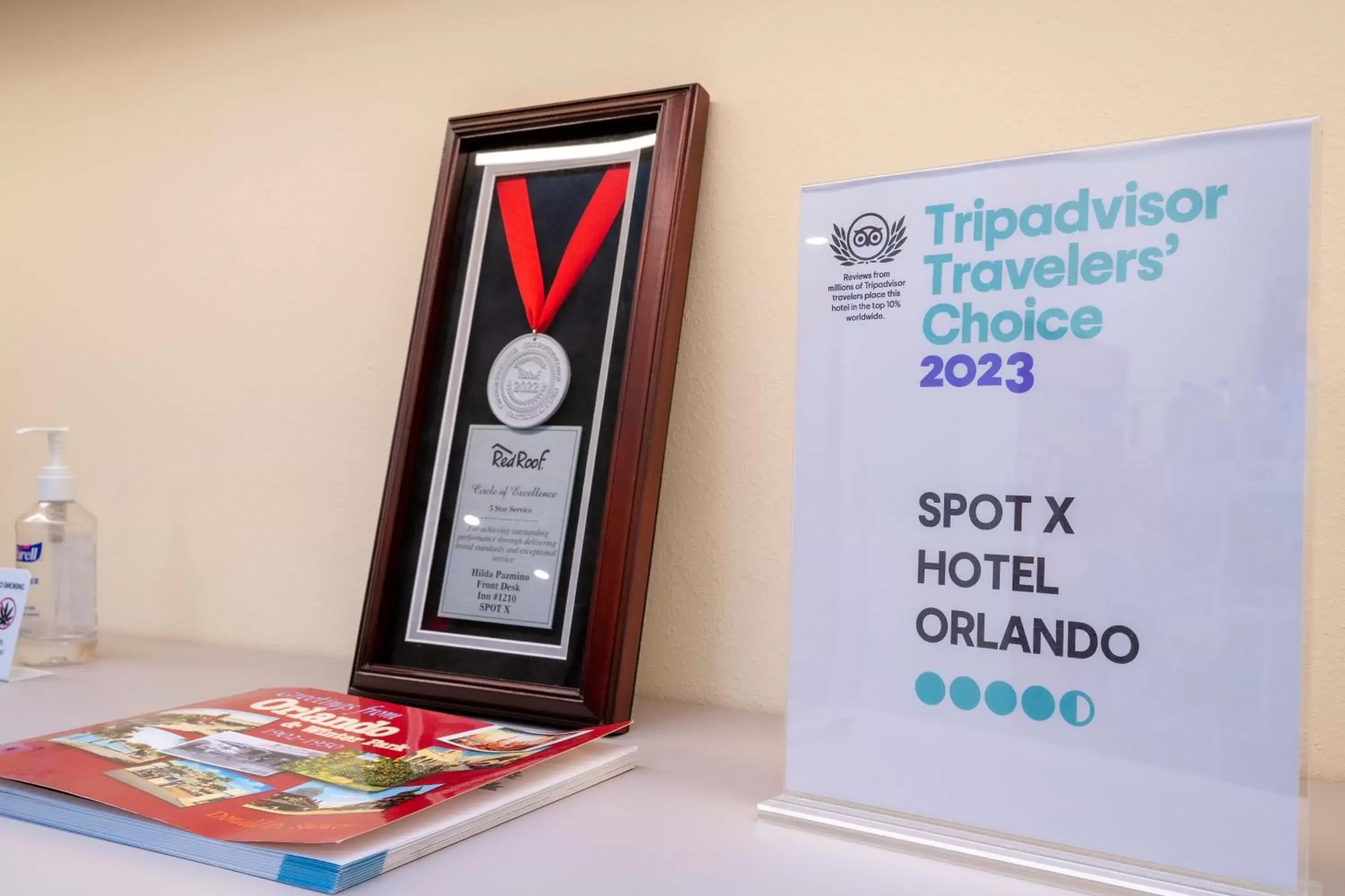 Certificate/Award in SPOT X by Red Collection Orlando International Drive