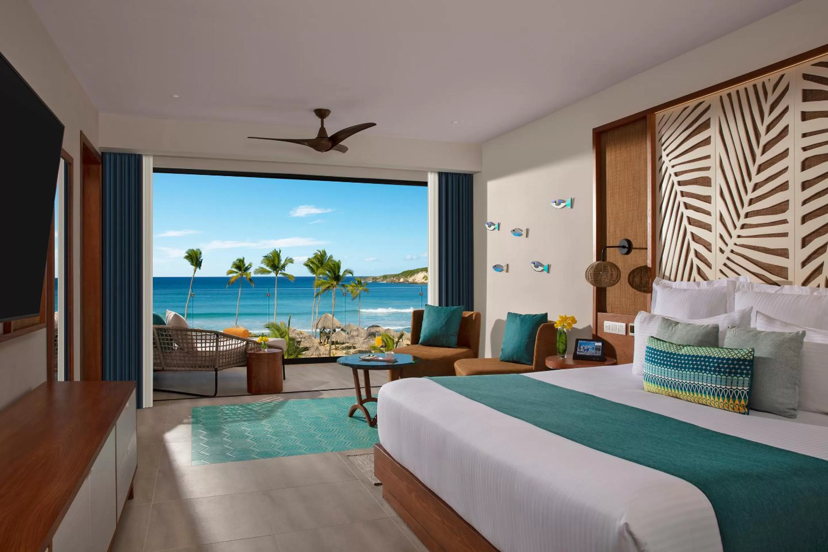 Photo of the whole room, Bed in Dreams Macao Beach Punta Cana - All Inclusive