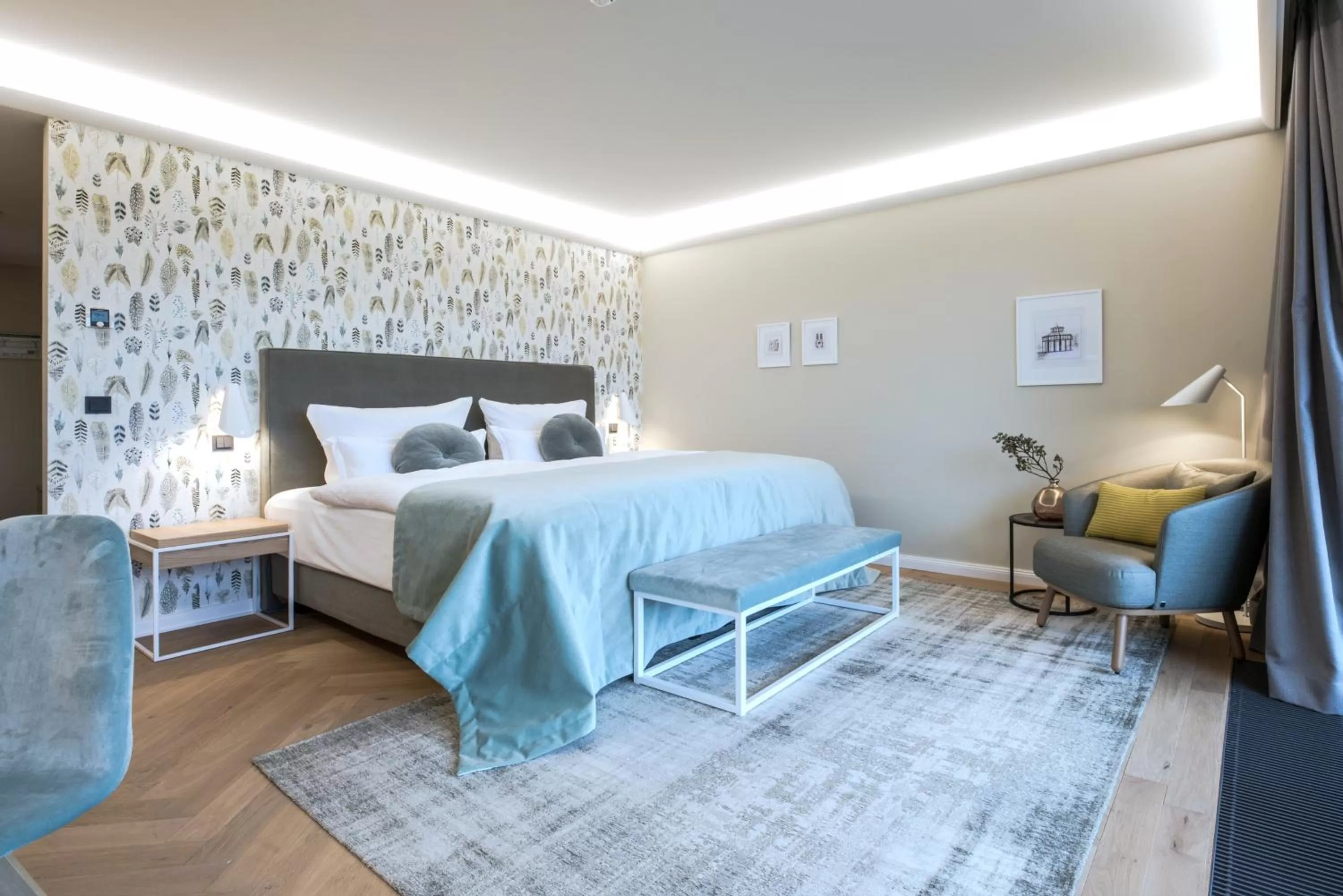 Bed in Gut Kump Gastronomie und Hotel