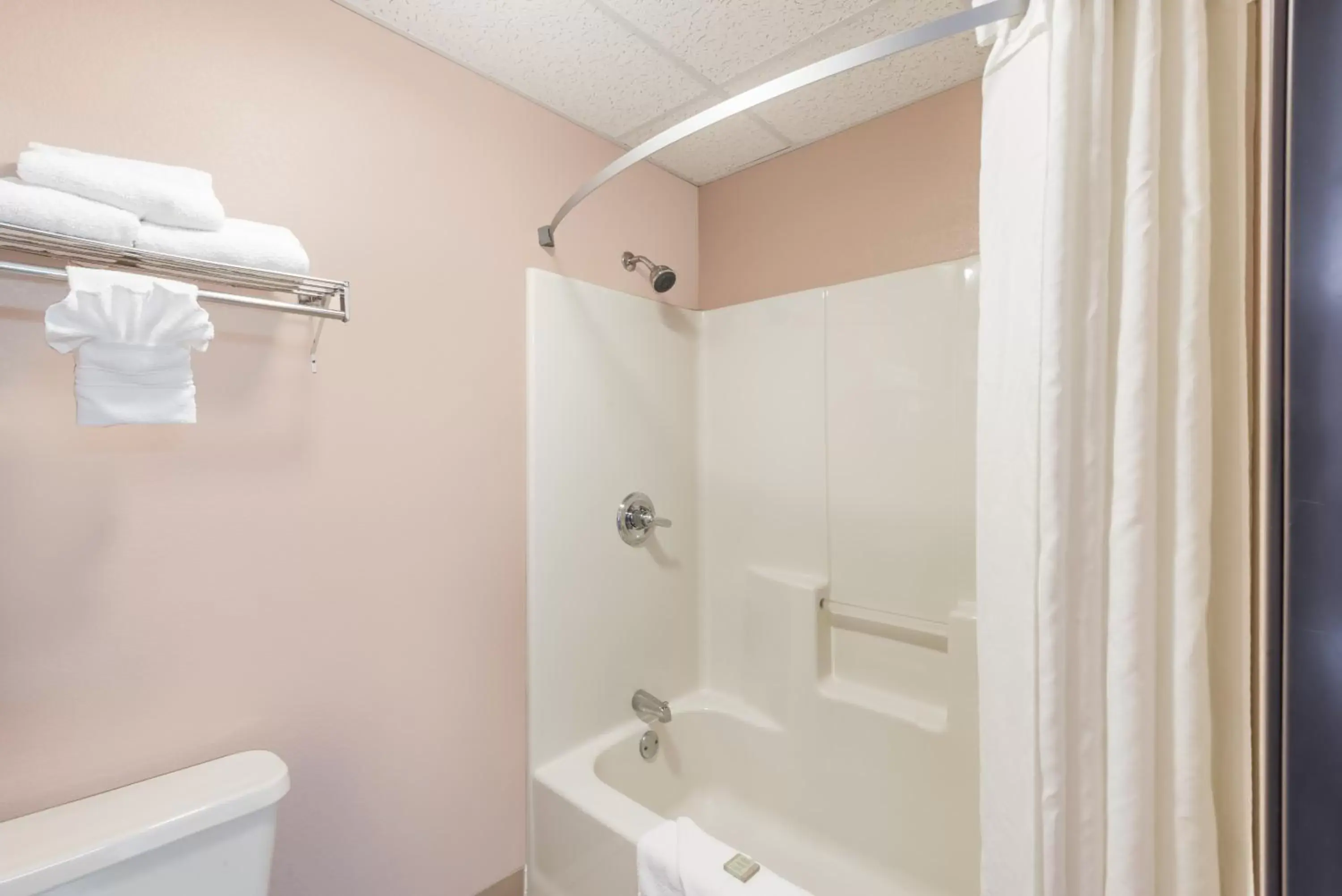 Shower, Bathroom in Super 8 by Wyndham Winfield-Quail Ridge Area