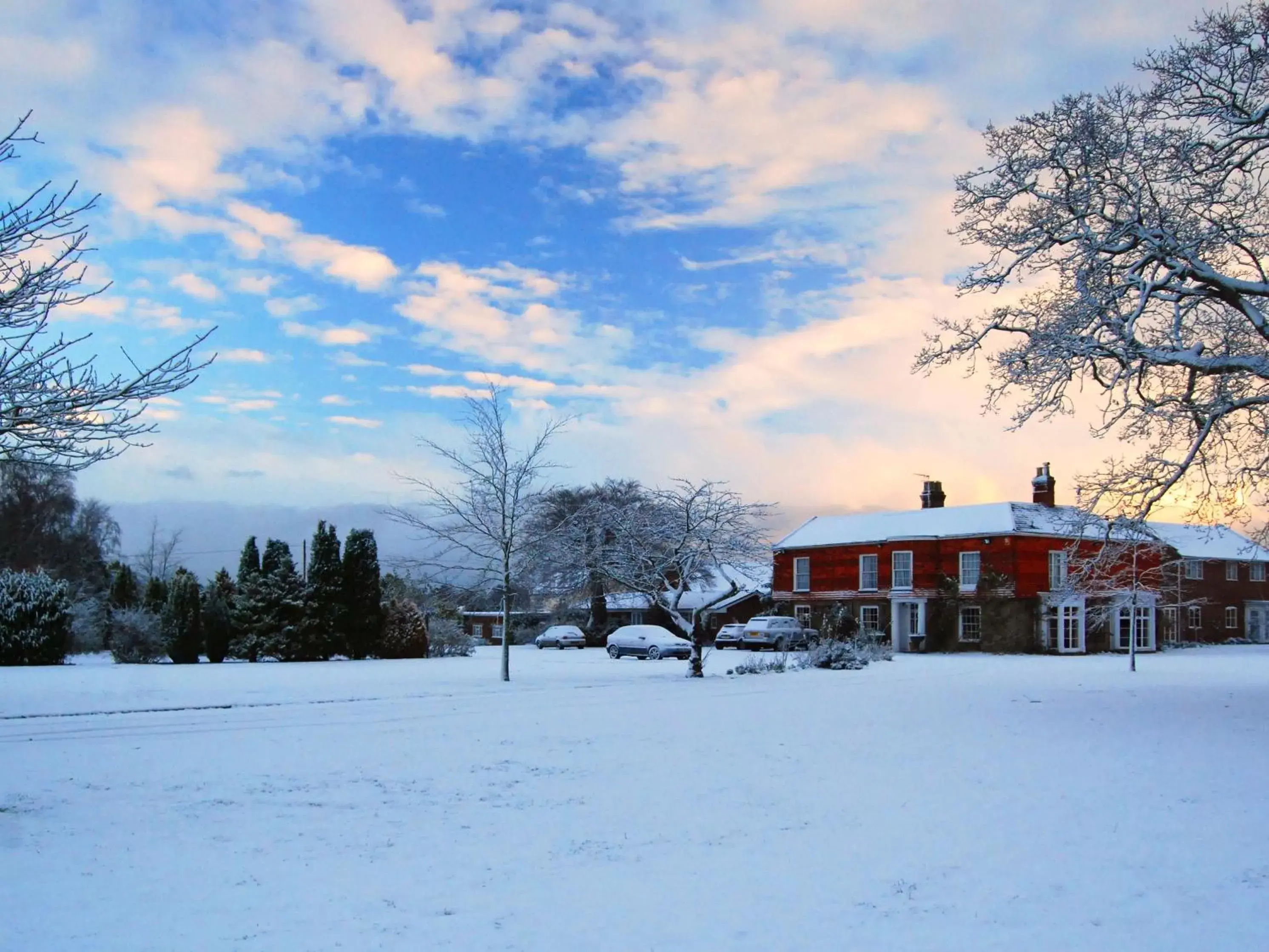 Property building, Winter in Park Hill Hotel