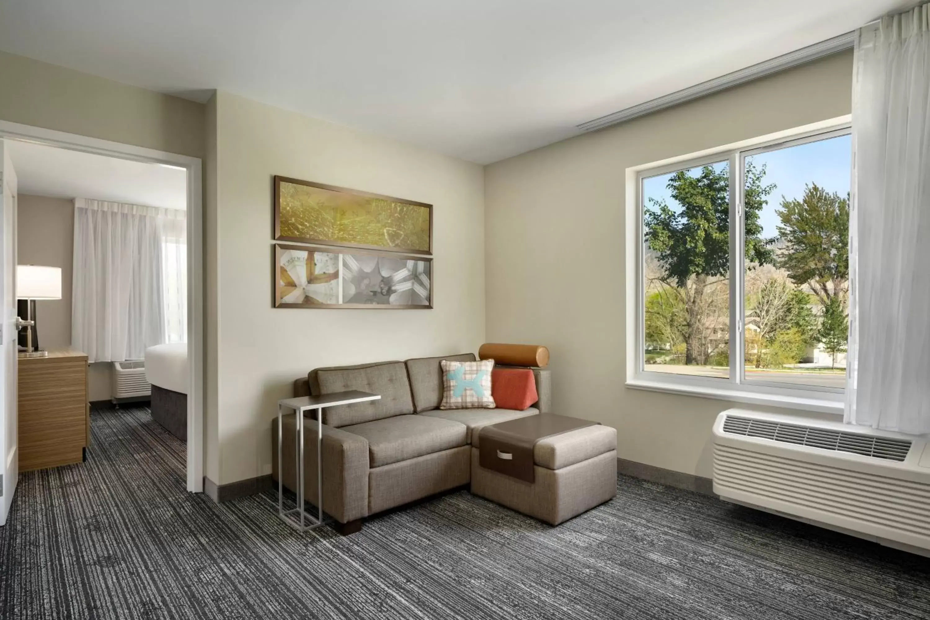 Living room, Seating Area in TownePlace Suites by Marriott Logan