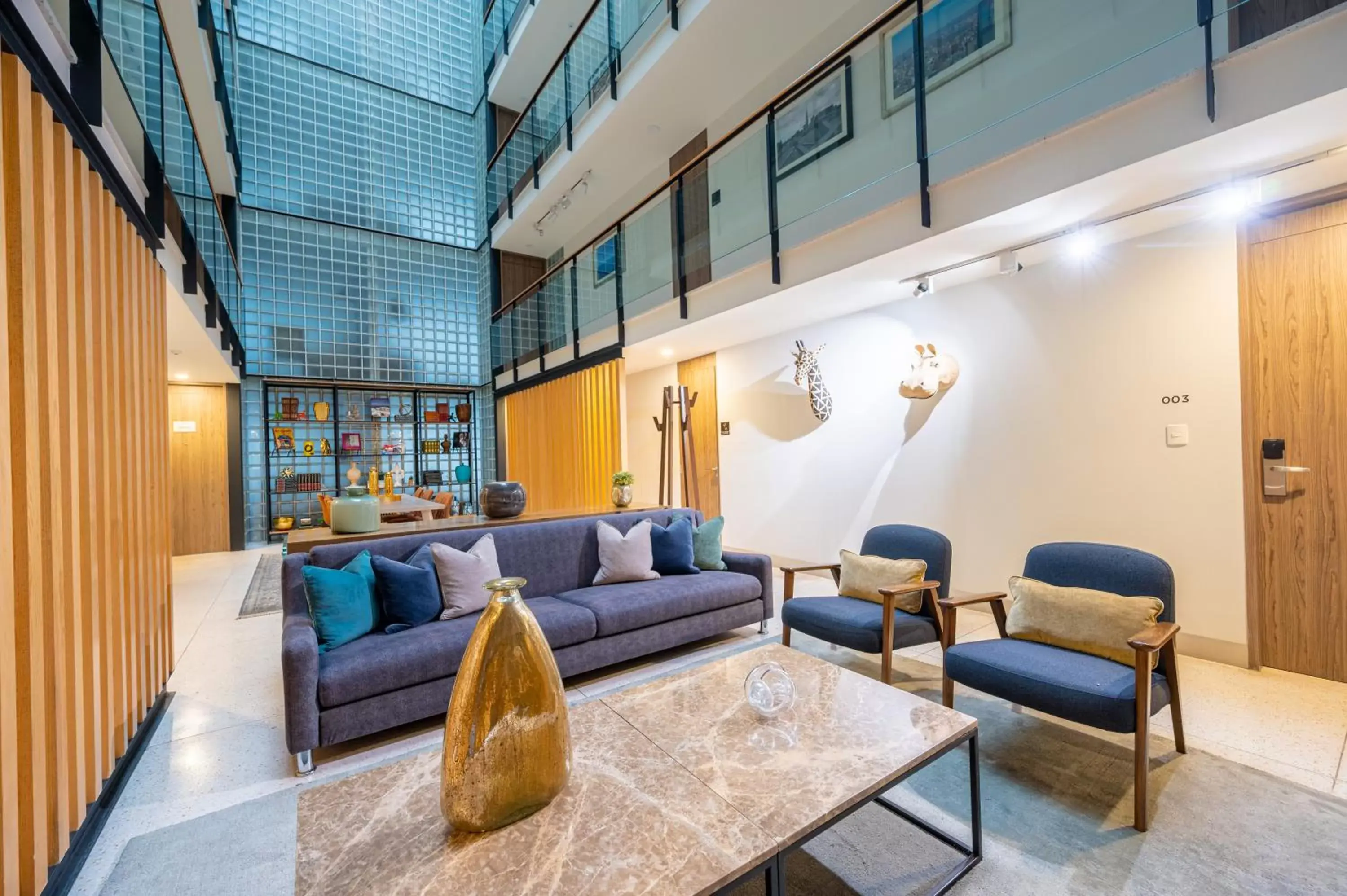 Lobby or reception, Seating Area in Capitalia - Apartments - CÉFIRO CINCO