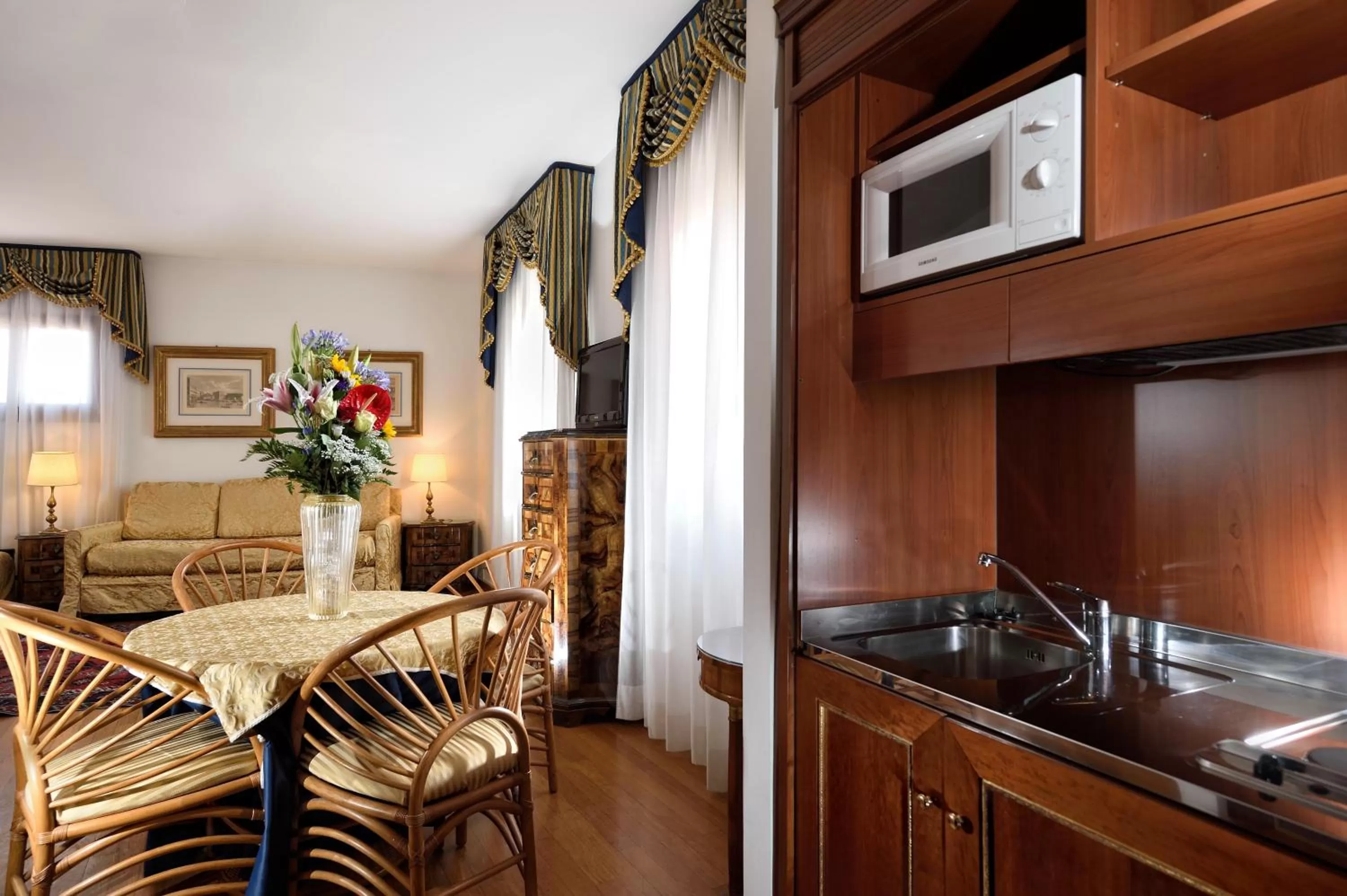 Dining area in San Marco Palace