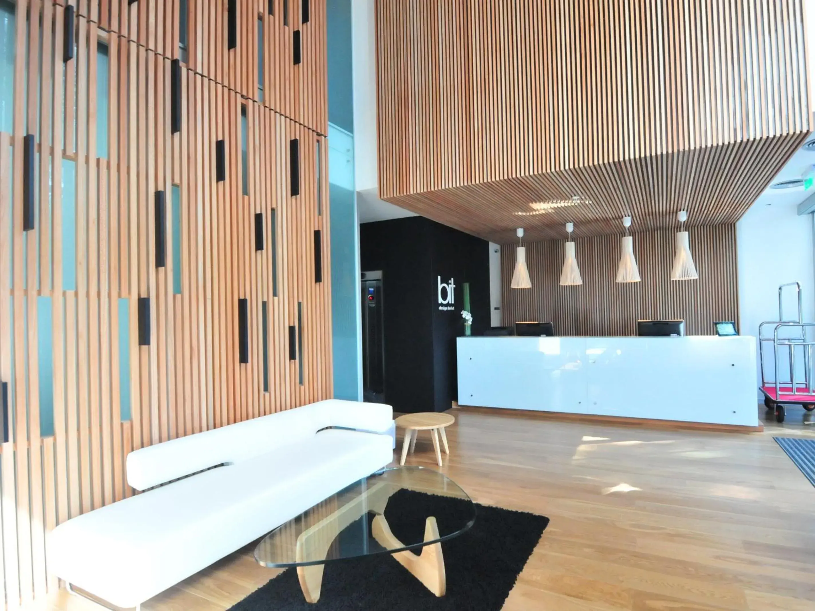 Lobby or reception in BIT Design Hotel