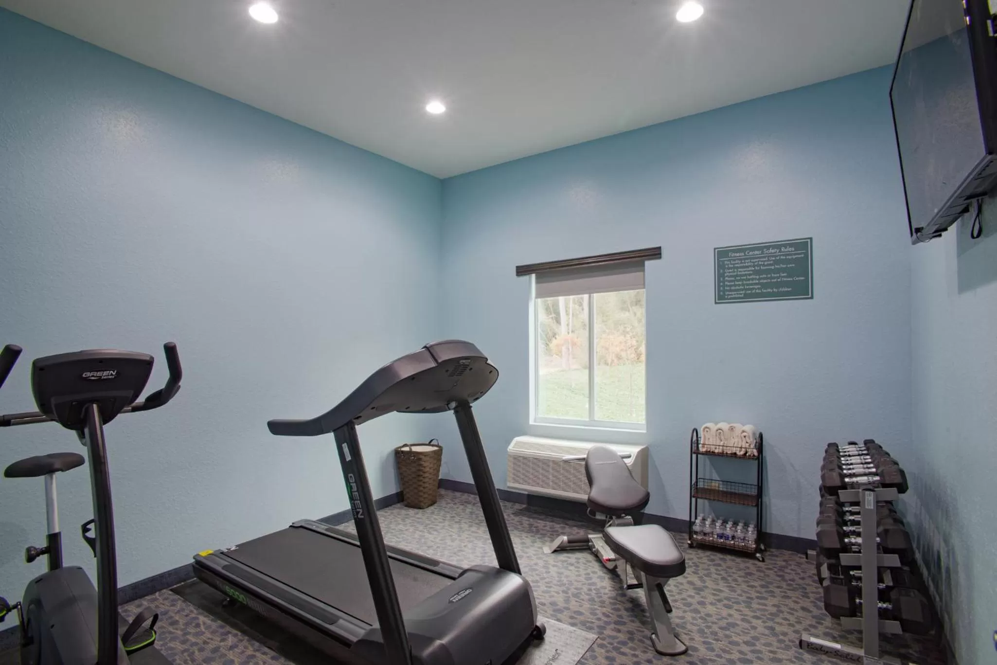 Fitness centre/facilities in Iris Garden Inn