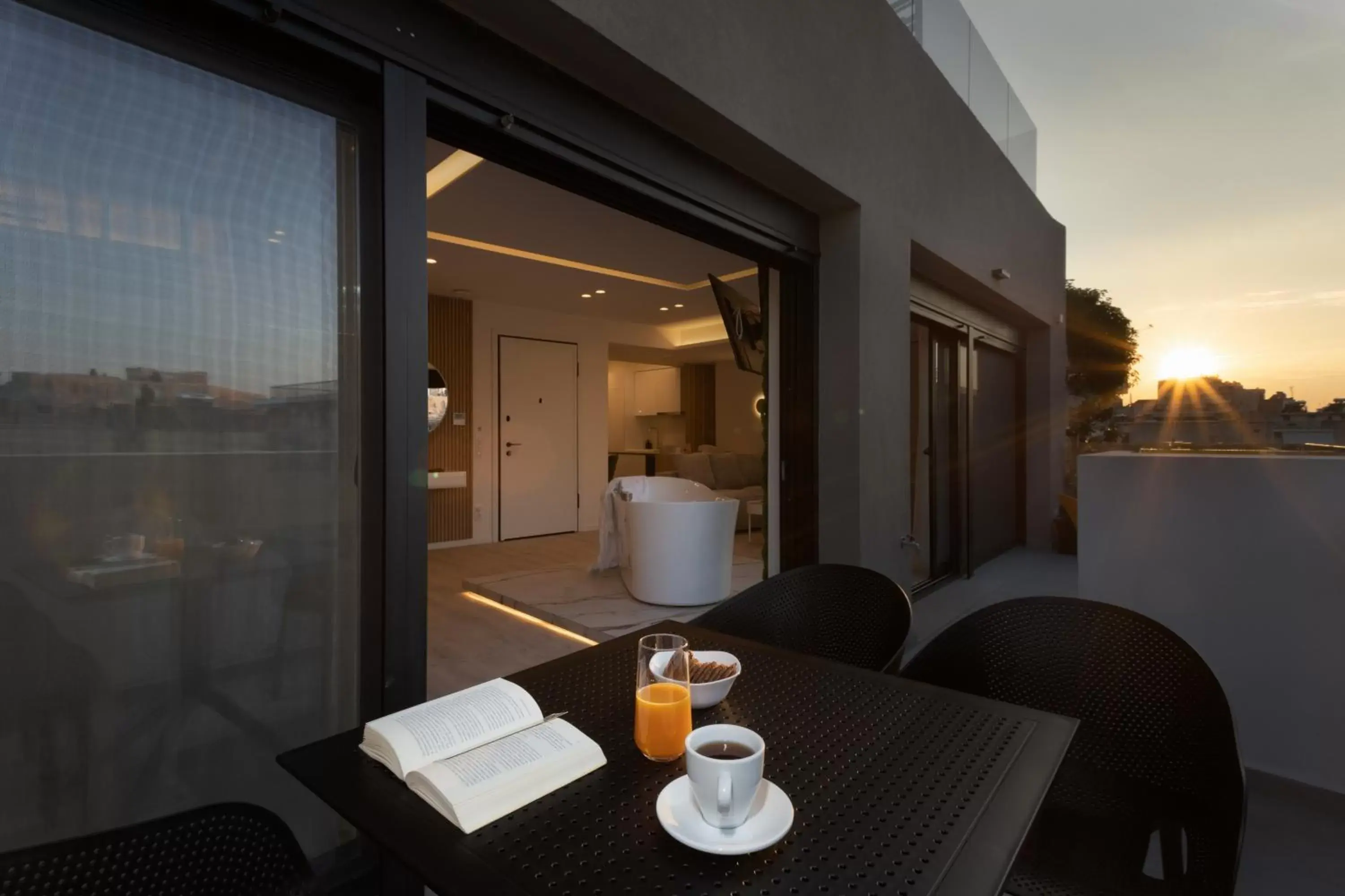 Balcony/Terrace in LUX&EASY Acropolis Suites