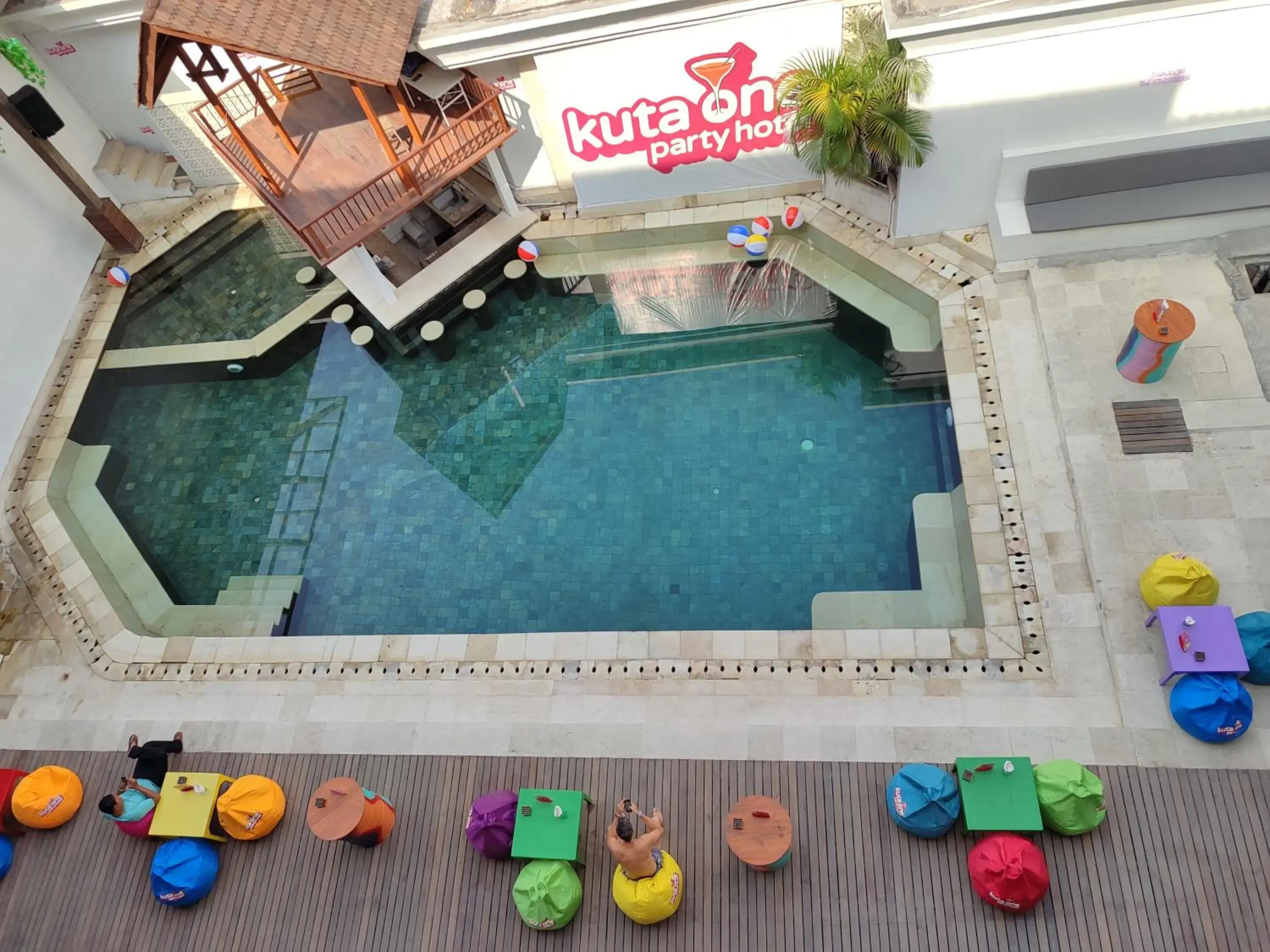 Pool View in Maharani Beach Hotel