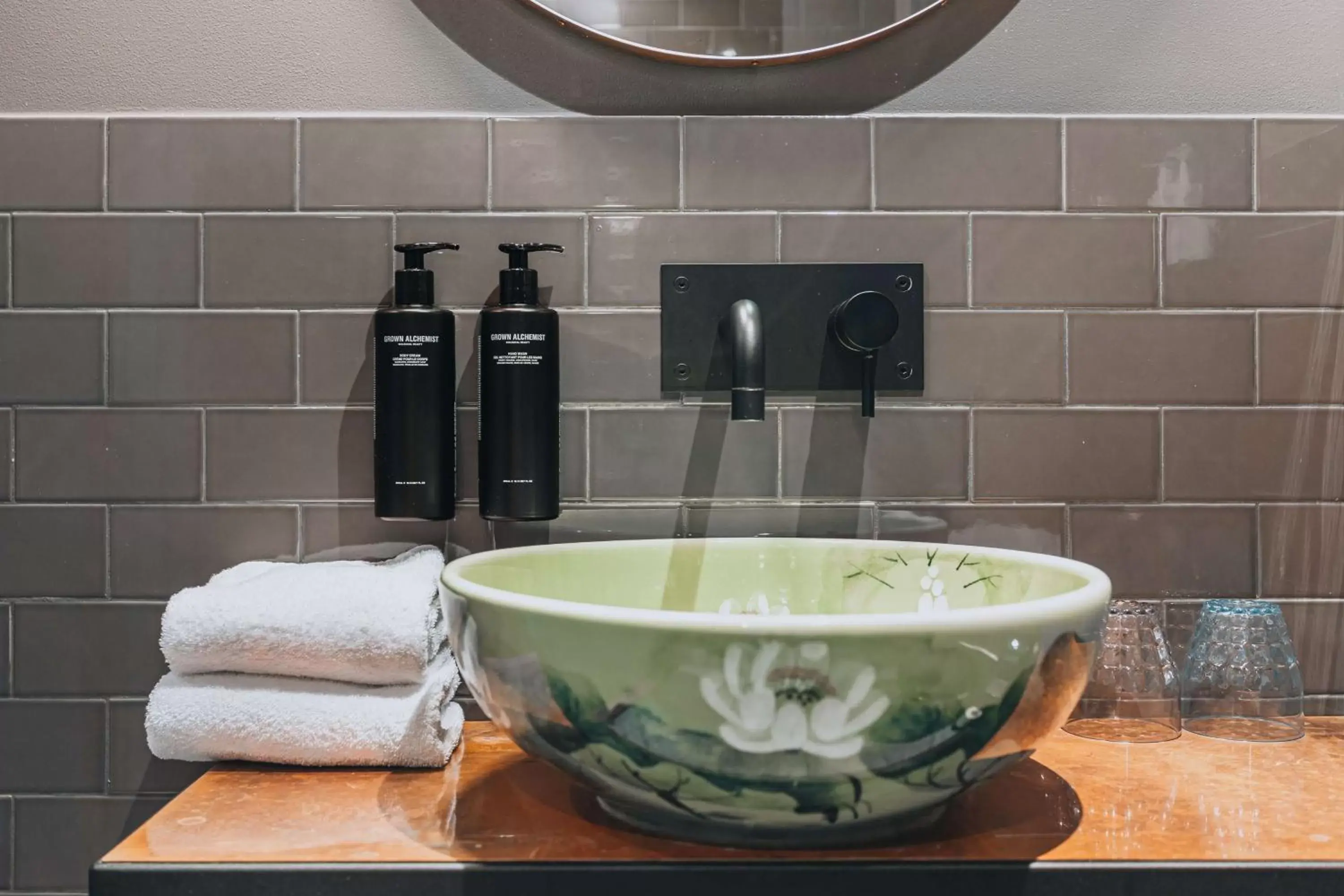 Bathroom in Story Hotel Signalfabriken, part of JdV by Hyatt