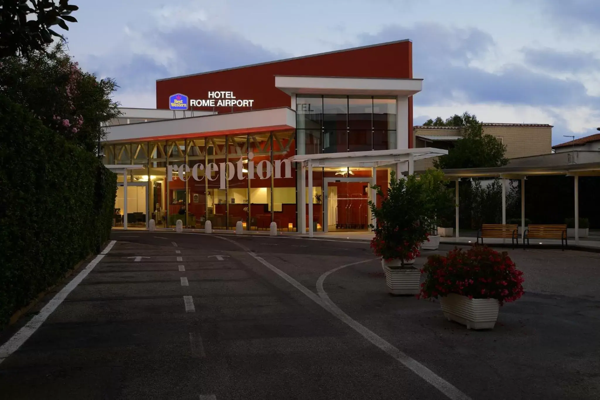 Facade/entrance, Property Building in Best Western Hotel Rome Airport