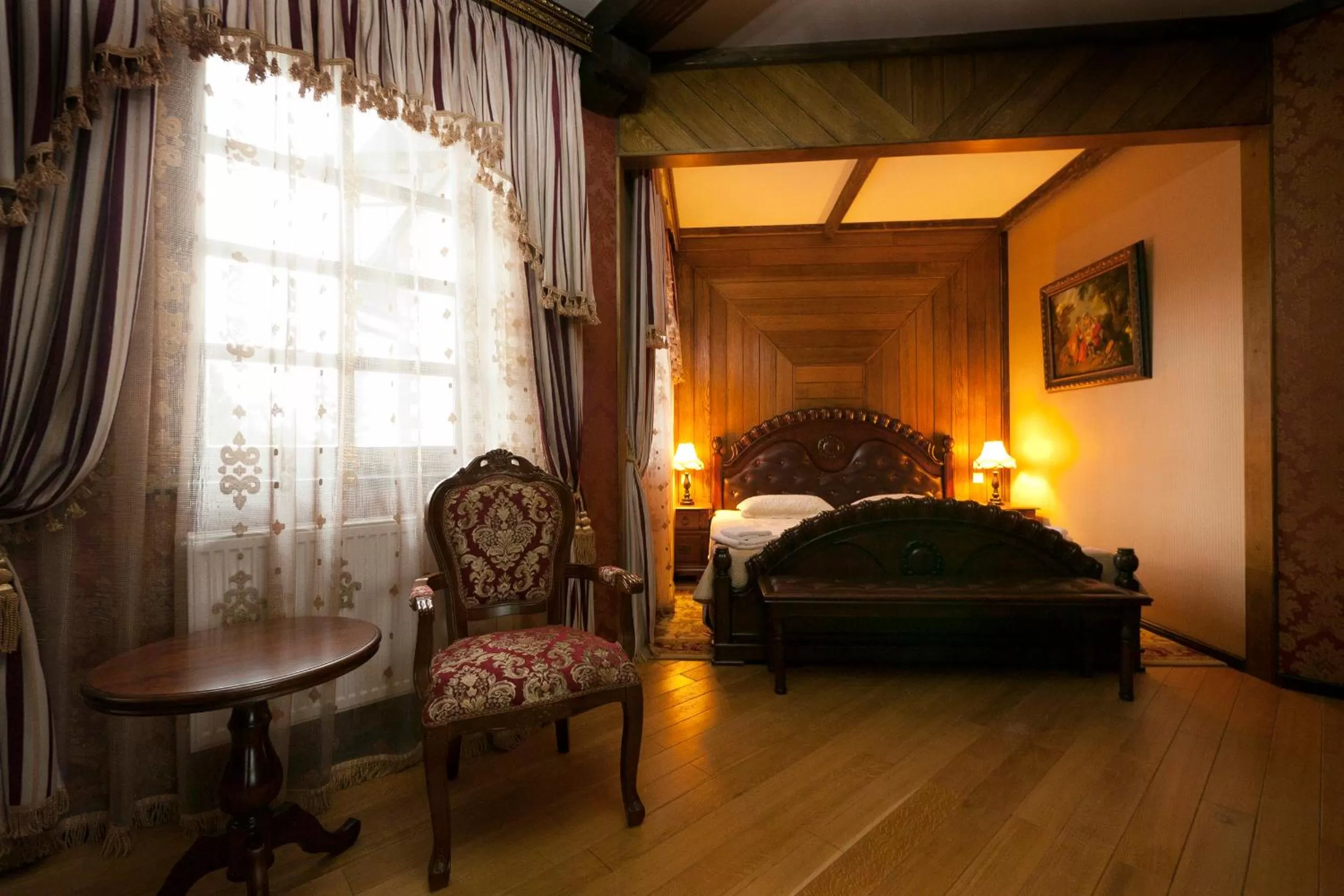 Bed in Zámek Lužec Spa & Wellness Resort