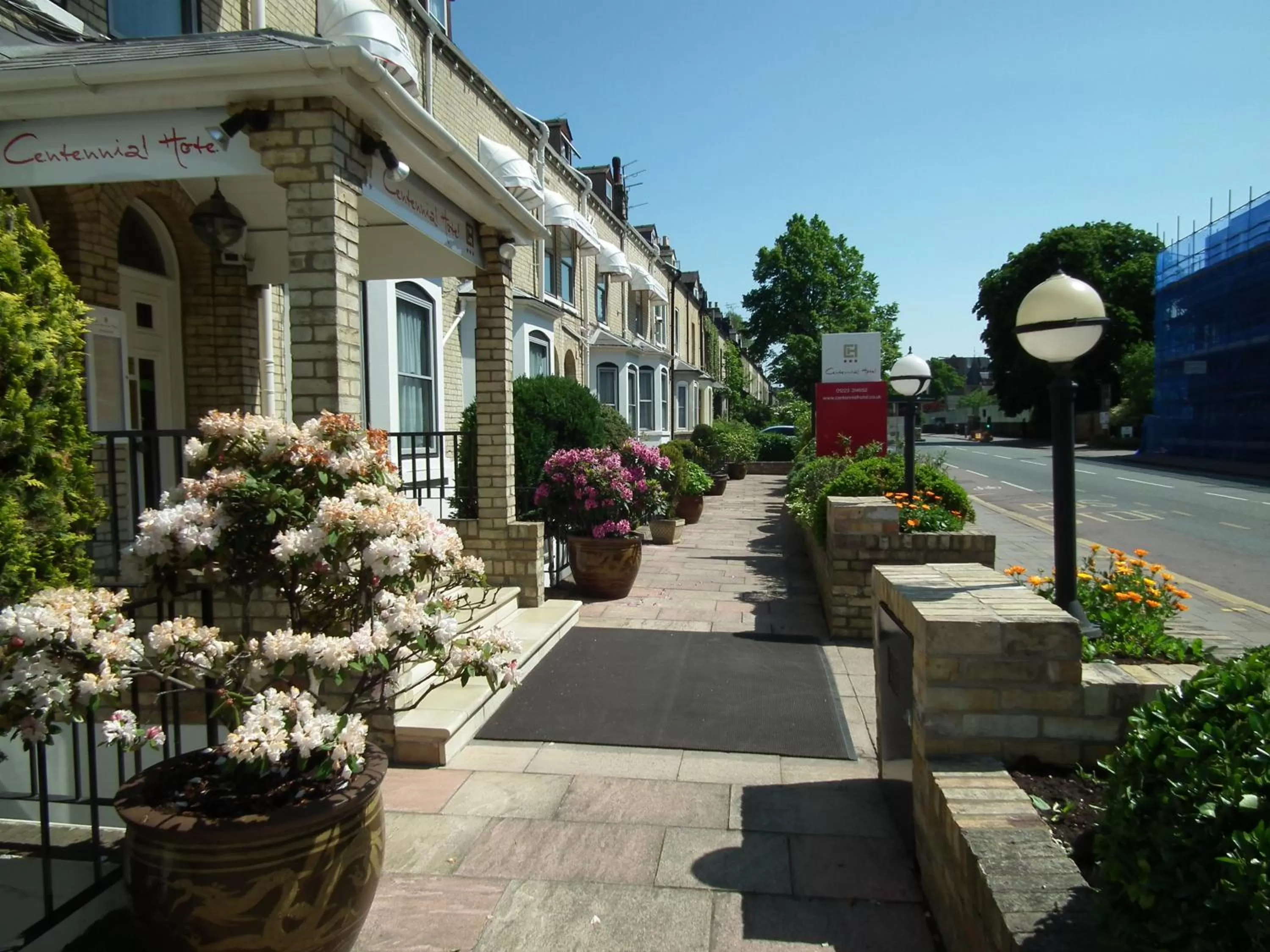 Patio in Centennial Hotel