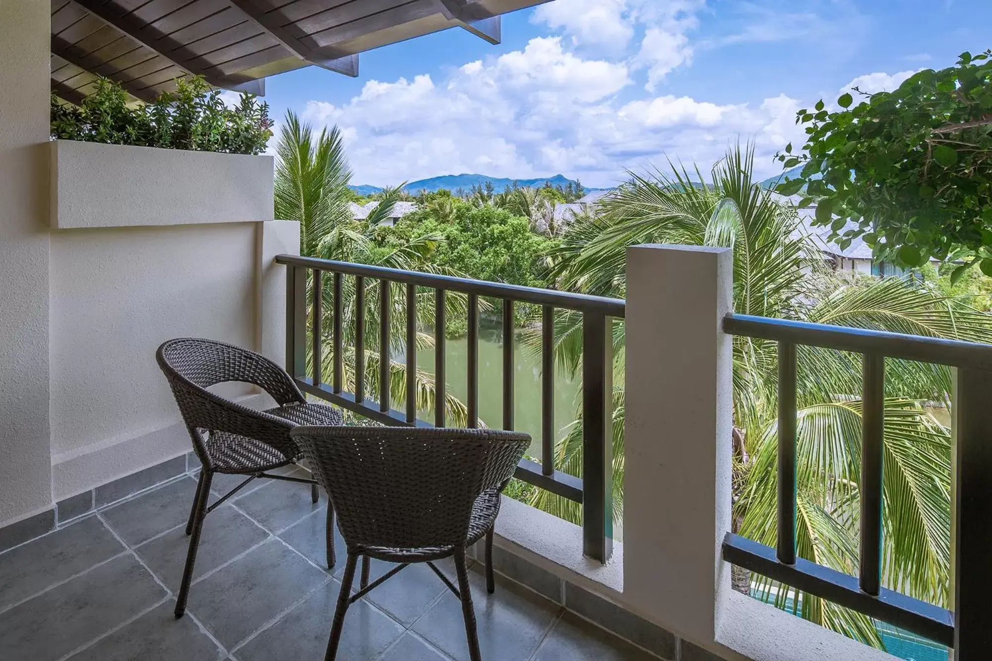 Balcony/Terrace in Sanya Yalong Bay Villas & Spa