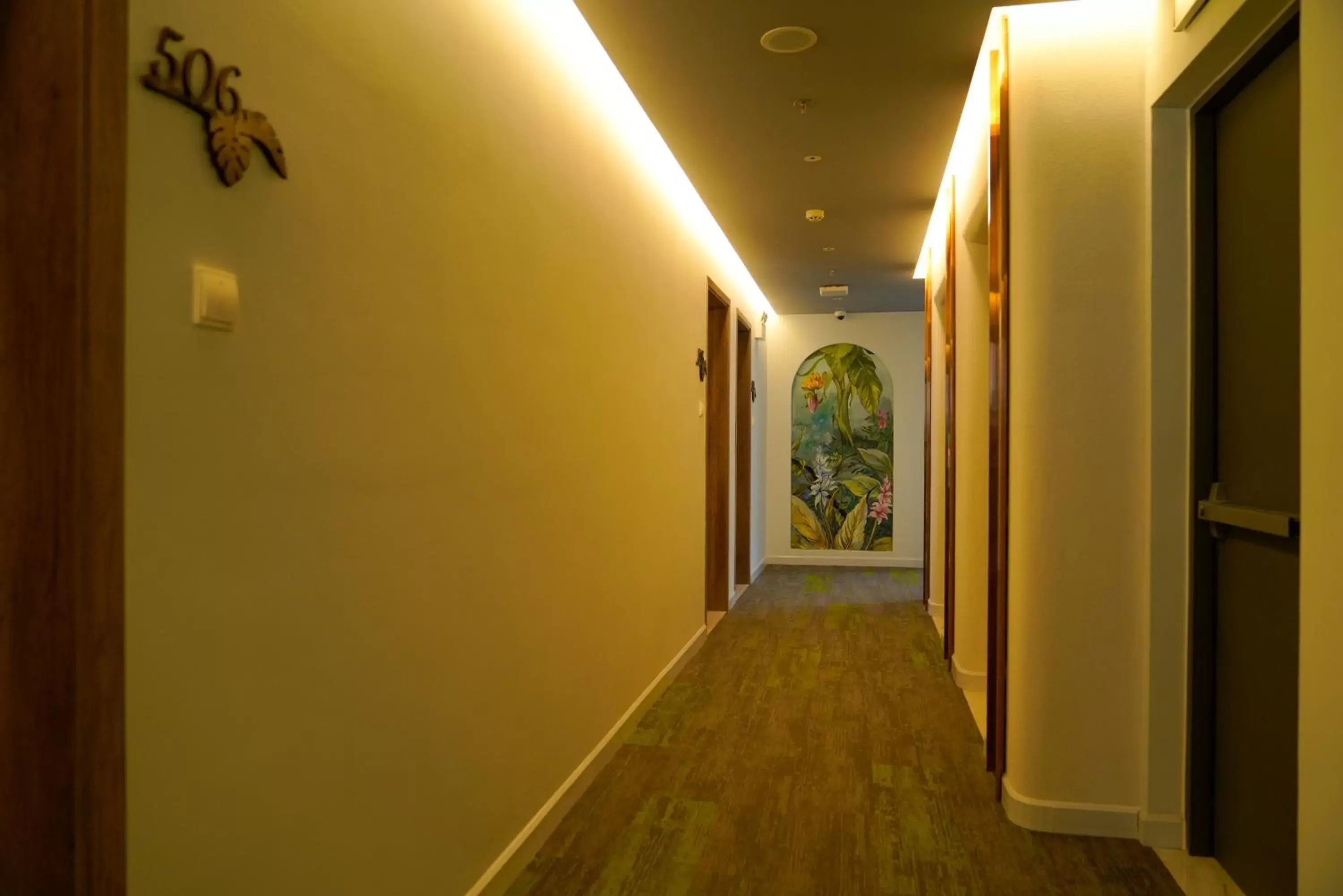 Property building in HOME Hotel Property building in HOME Hotel