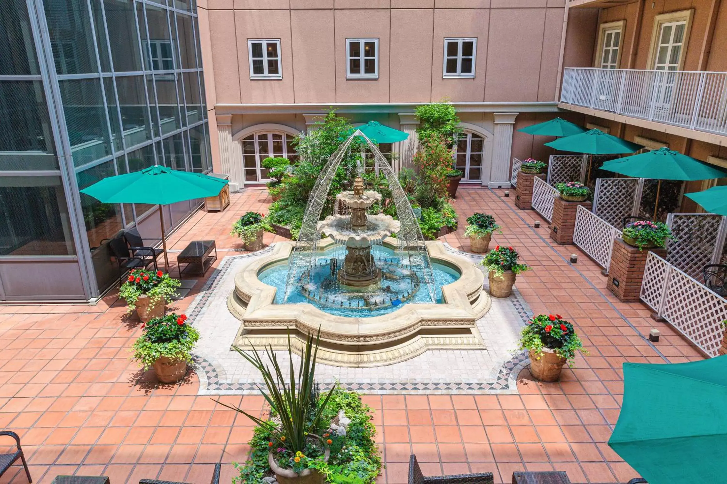 Patio, Pool View in Namba Oriental Hotel