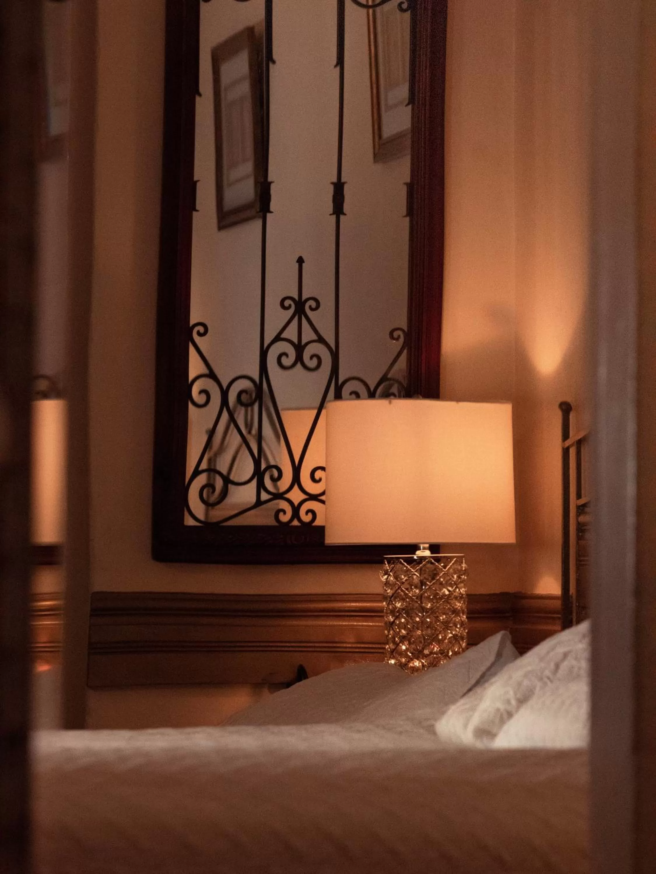 Decorative detail, Bed in Boutique Hotel Belgica