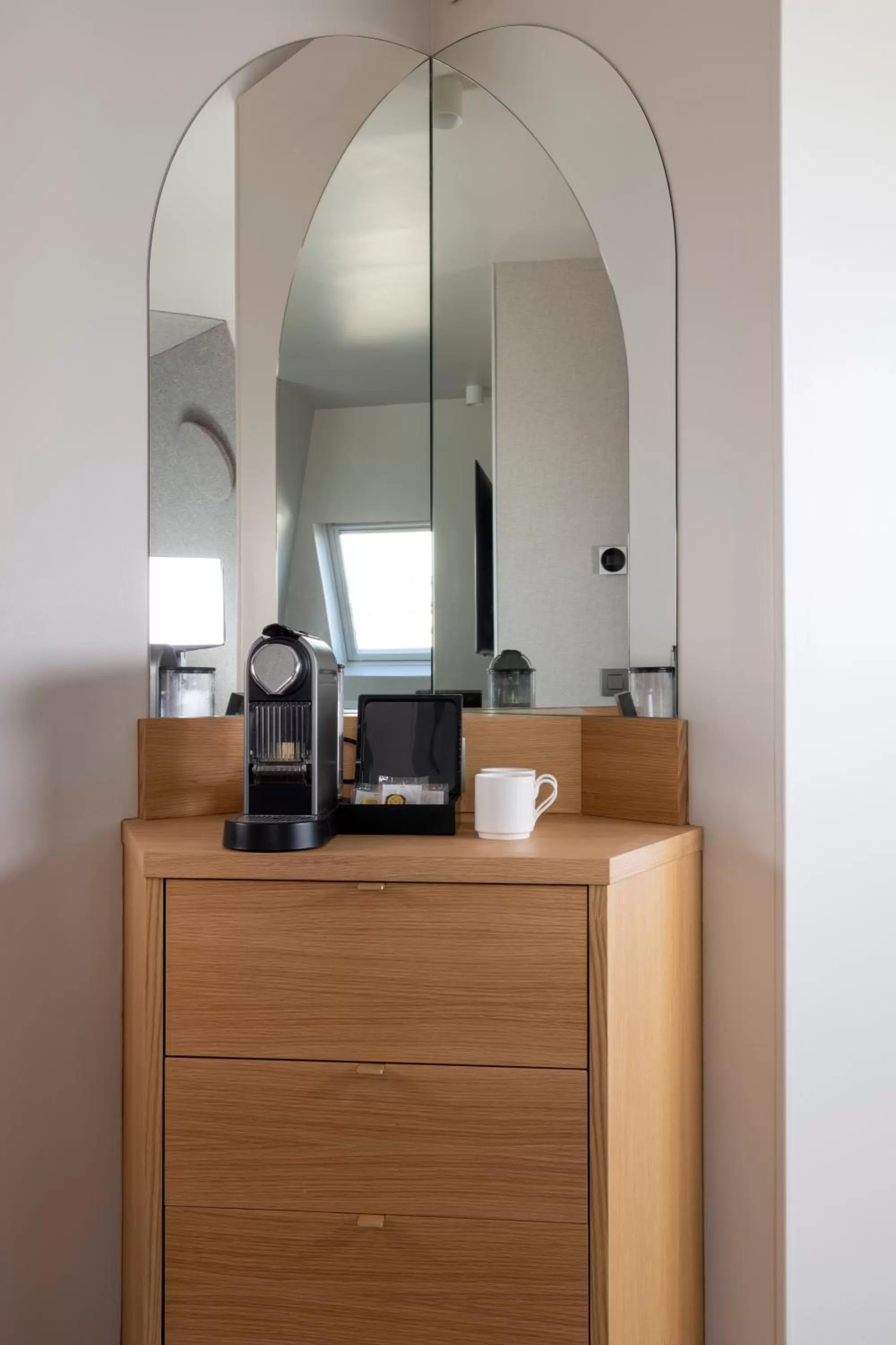 Bedroom in Hôtel Beige