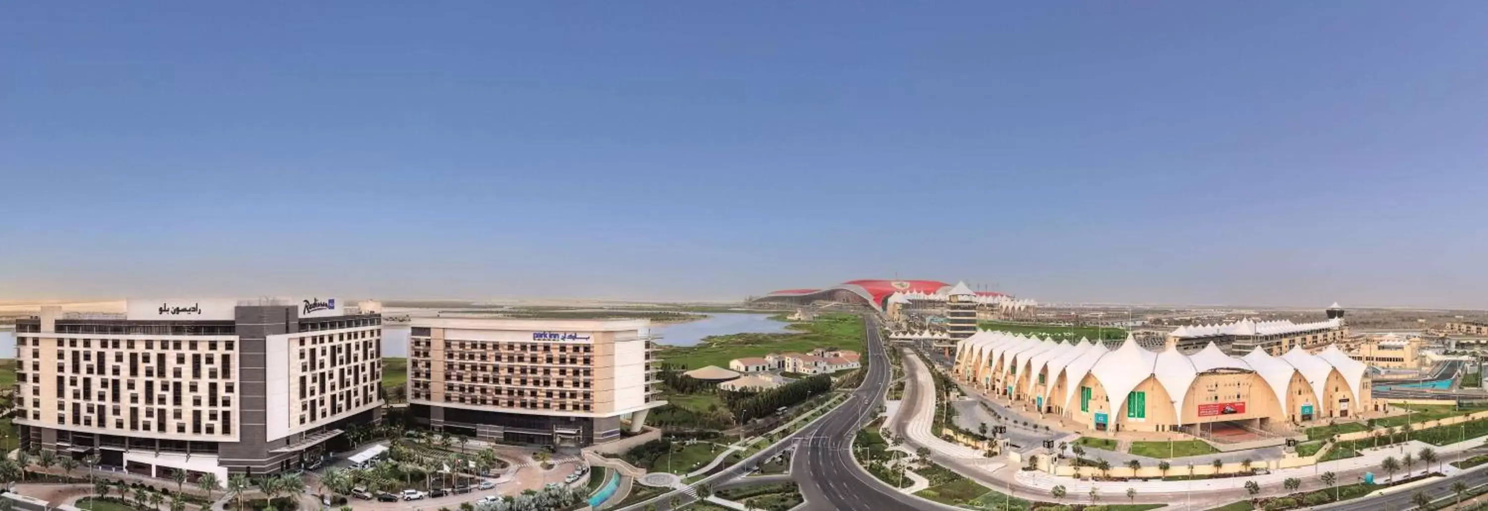 Property building in Radisson Blu Hotel, Abu Dhabi Yas Island