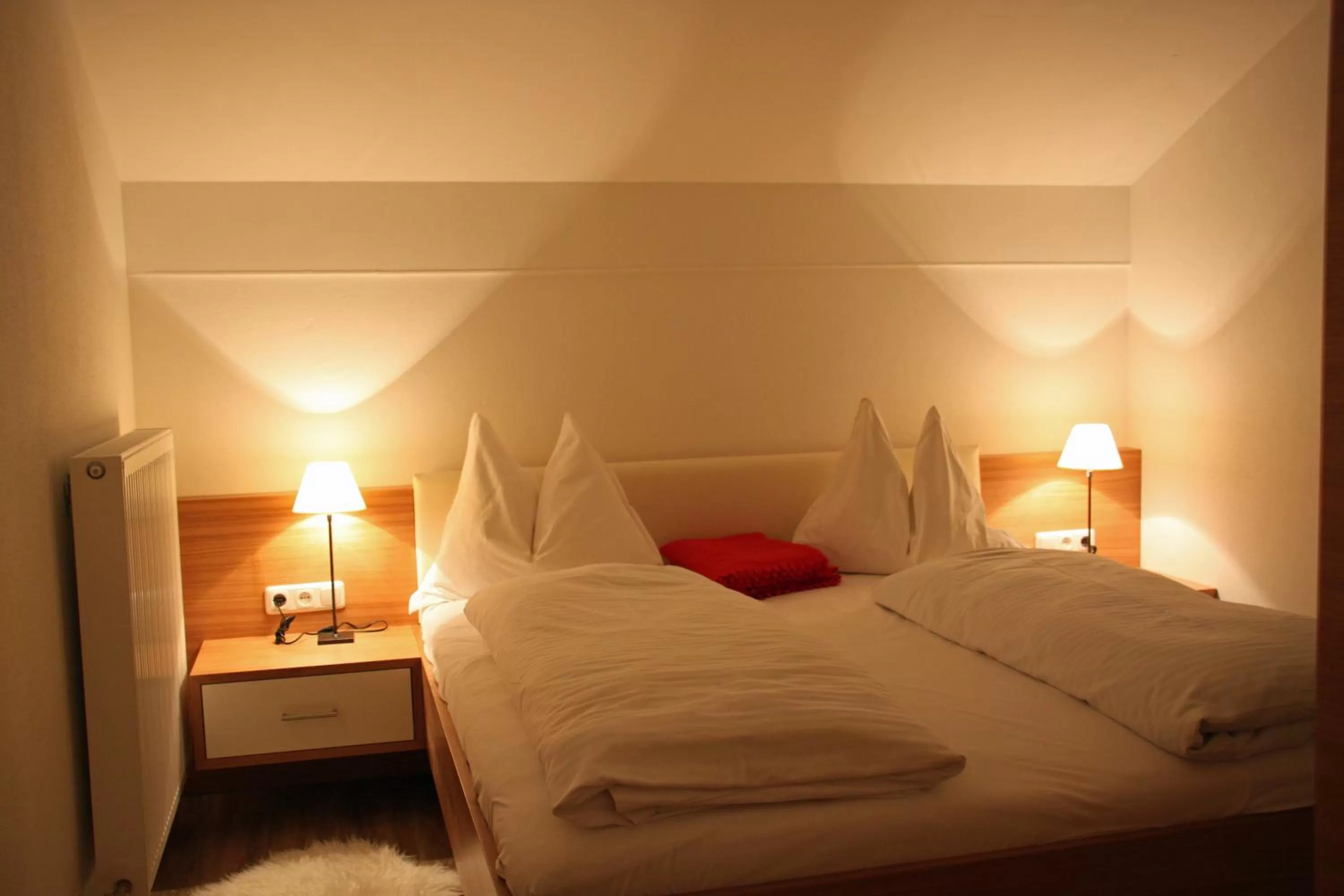 Bed in Pension Café Maier