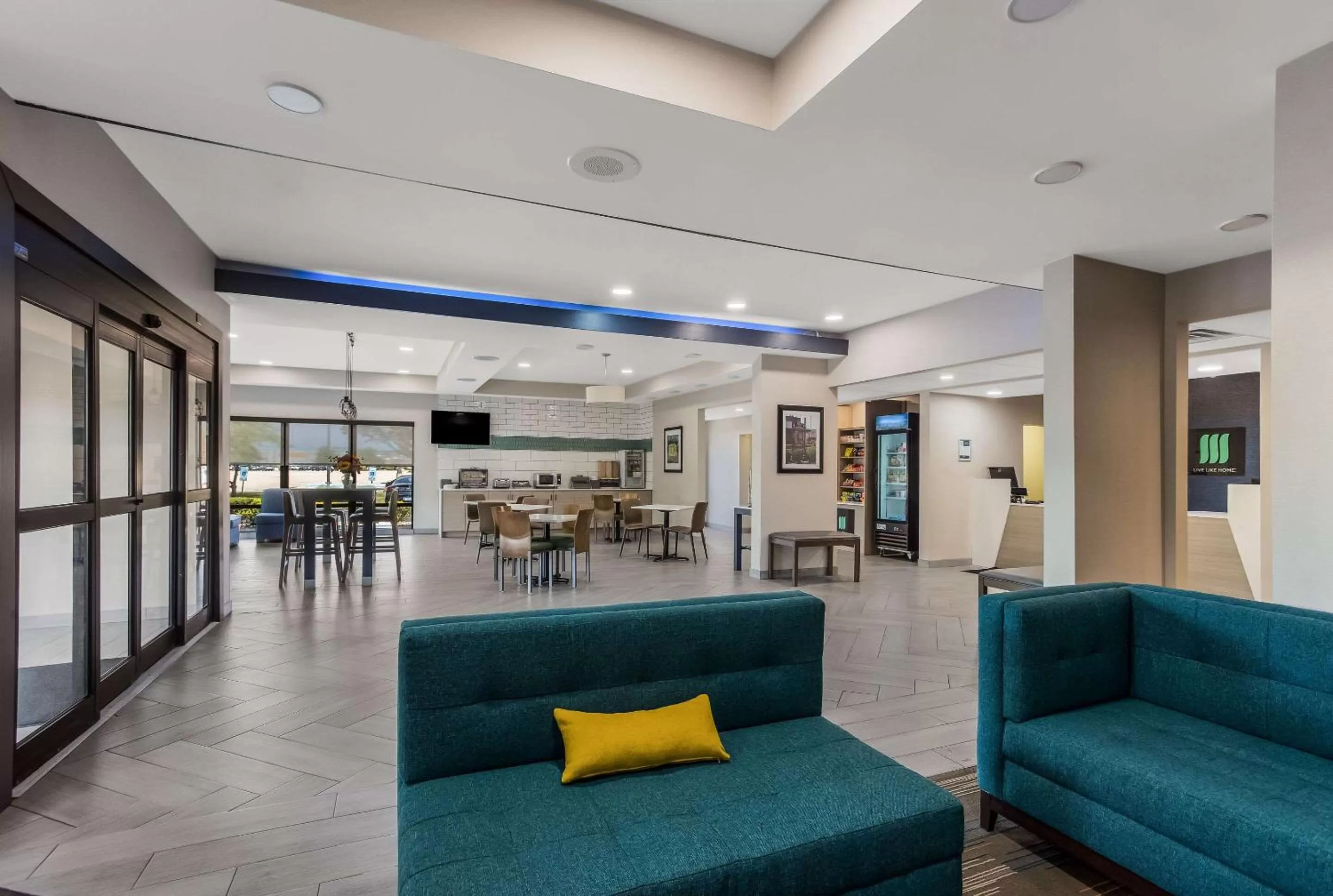 Lobby or reception in MainStay Suites Bourbonnais - Kankakee