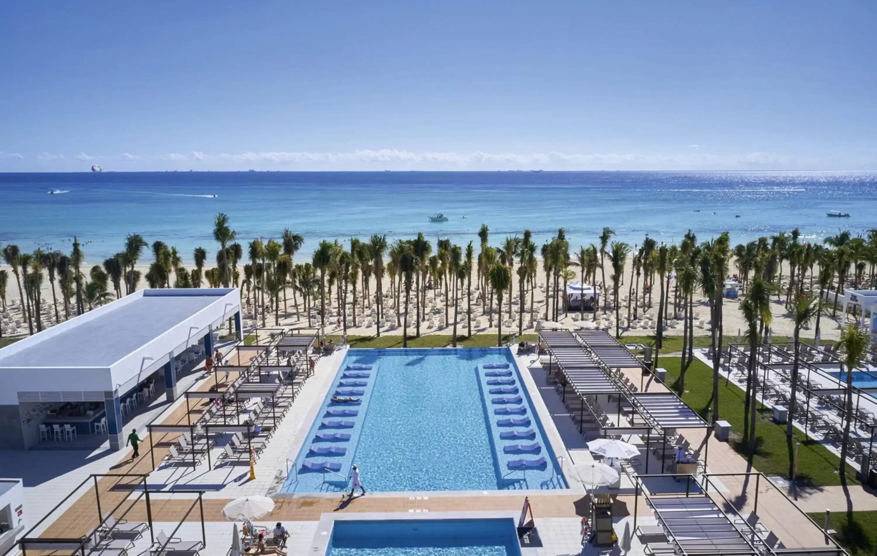 Bird's eye view, Pool View in Riu Palace Riviera Maya - All Inclusive