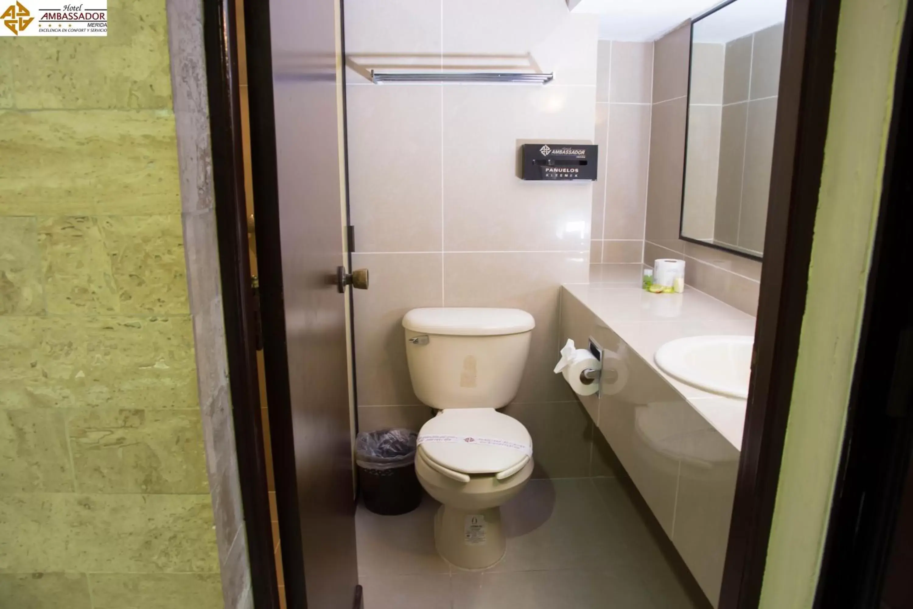 Toilet, Bathroom in Hotel Ambassador Mérida