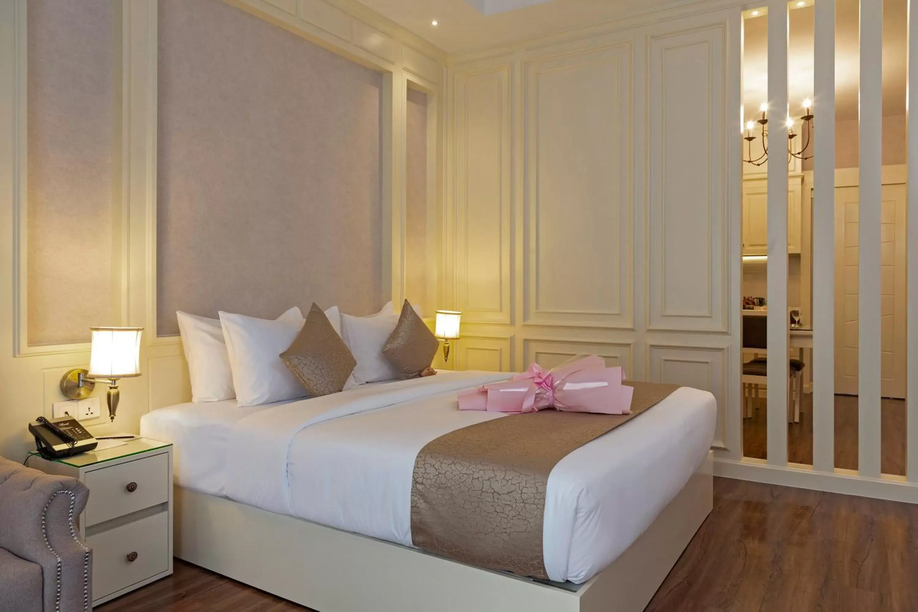 Bed in Anik Boutique Hotel