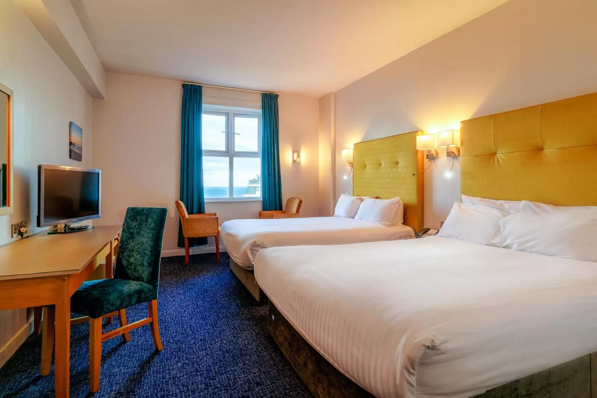 Bedroom in Portrush Atlantic Hotel