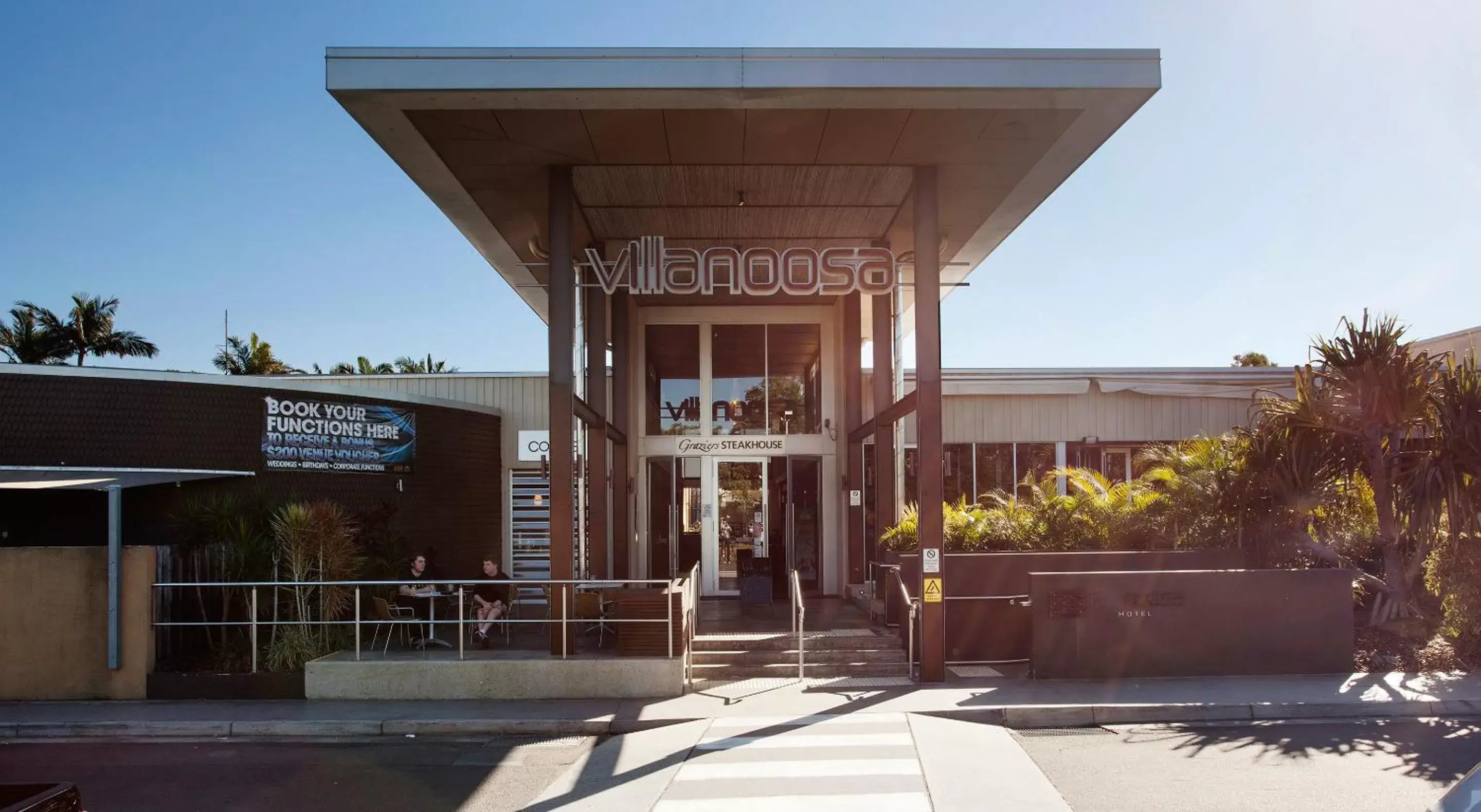 Facade/entrance in Villa Noosa Hotel