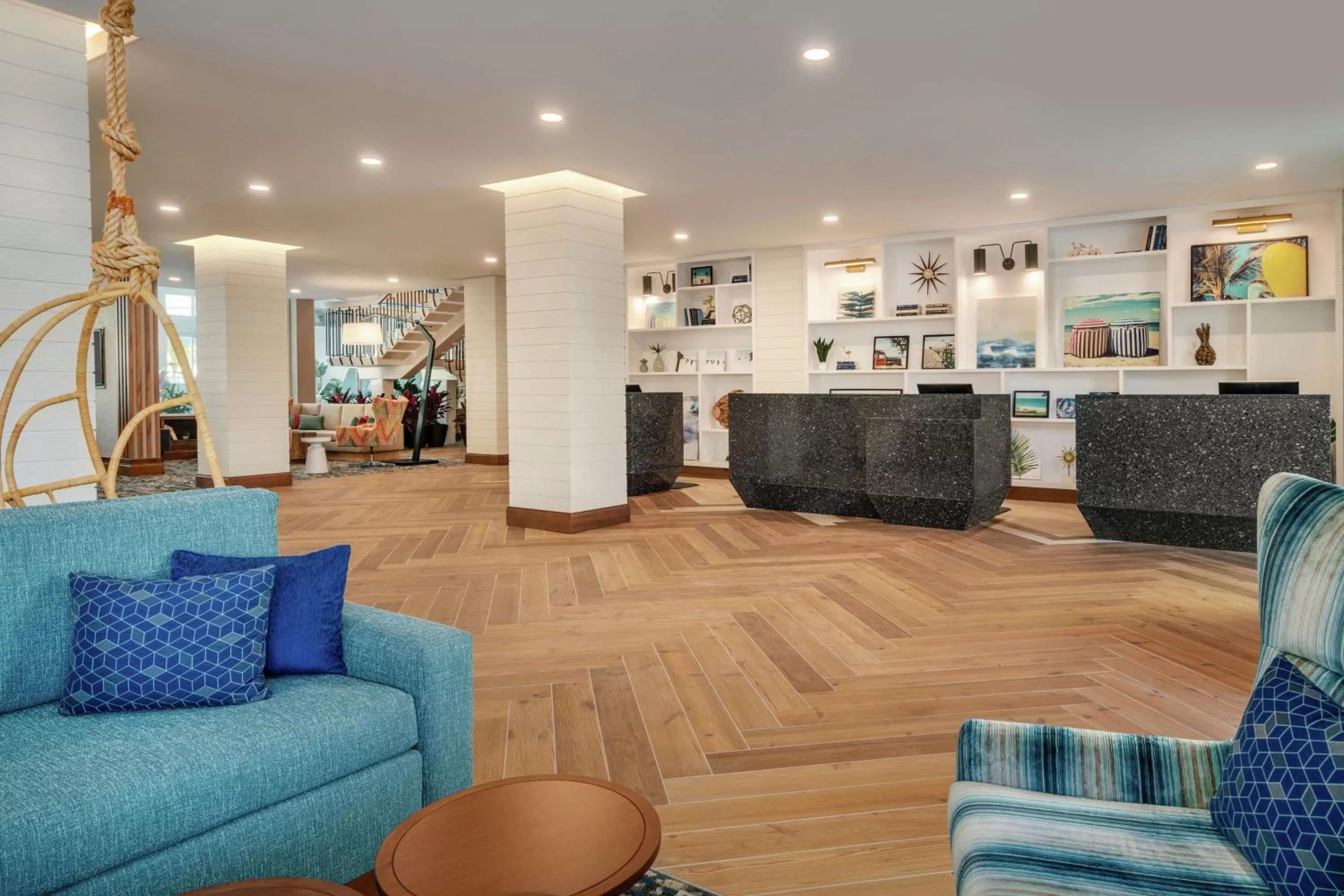 Lobby or reception in DoubleTree by Hilton Ocean City Oceanfront