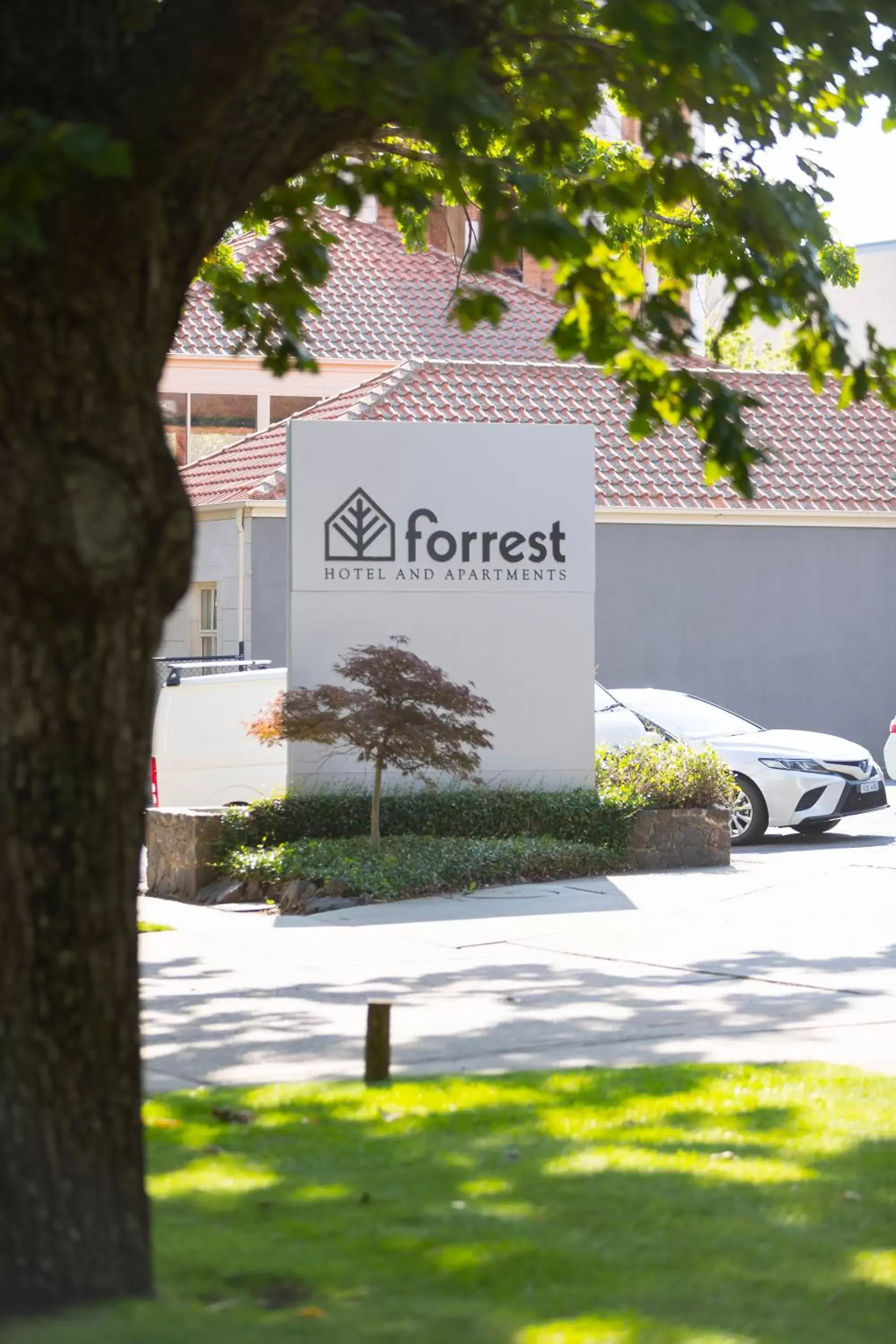 Property logo or sign in Forrest Hotel & Apartments