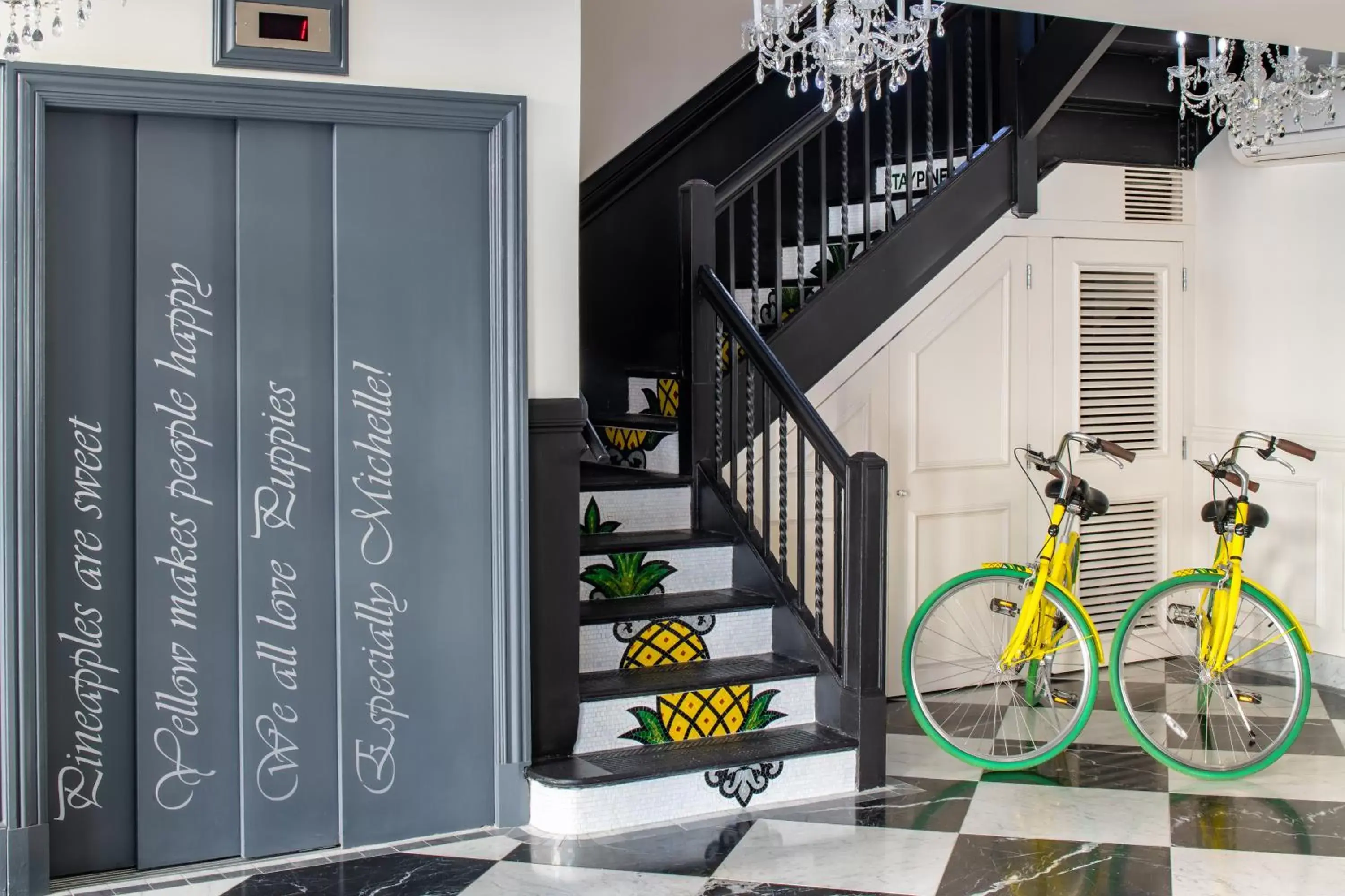 Lobby or reception in Staypineapple, A Delightful Hotel, South End Lobby or reception in Staypineapple, A Delightful Hotel, South End