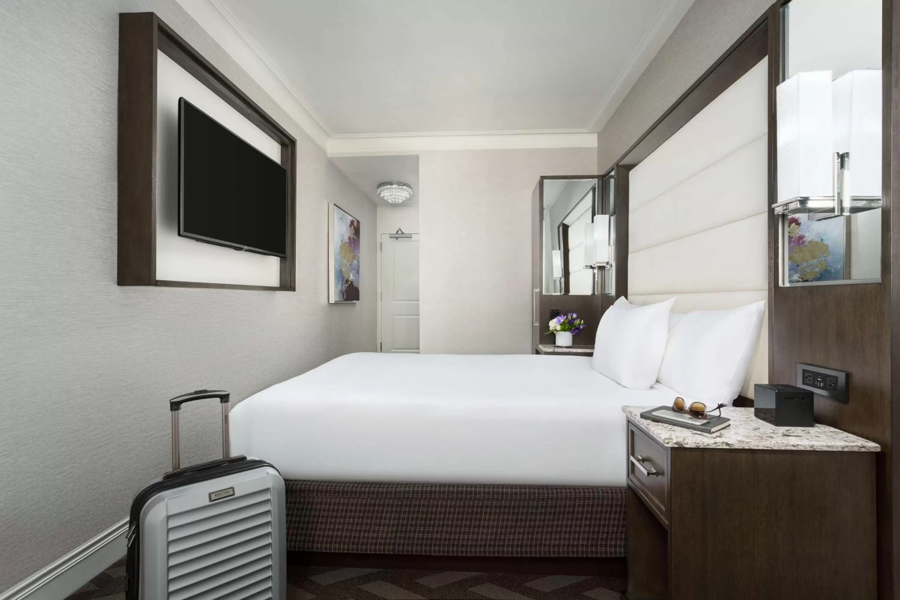 Bed in Hilton Boston Park Plaza