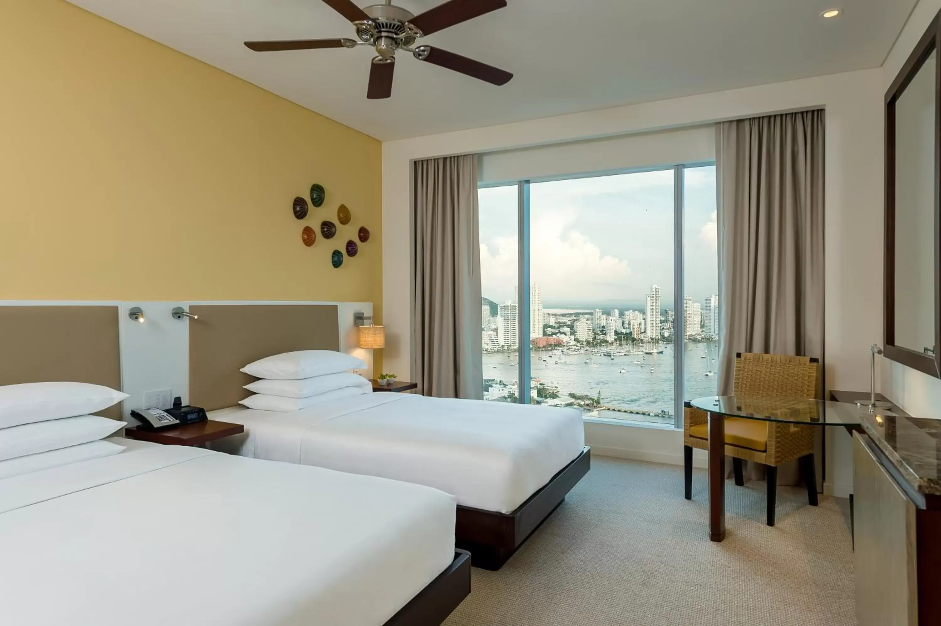 Double Room with Two Double Beds and Bay View in Hyatt Regency Cartagena