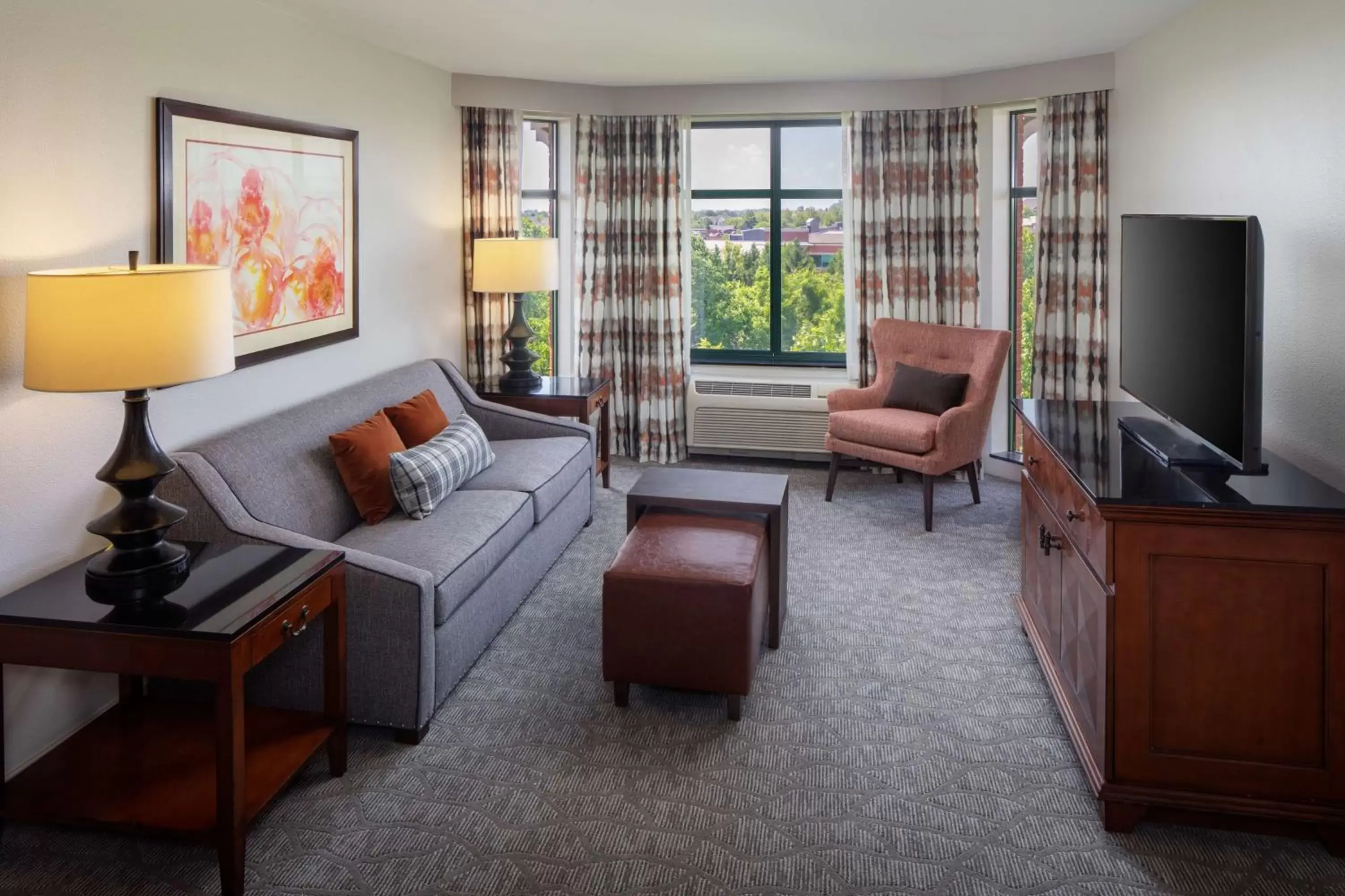 Living room, Seating Area in Homewood Suites by Hilton Rockville- Gaithersburg