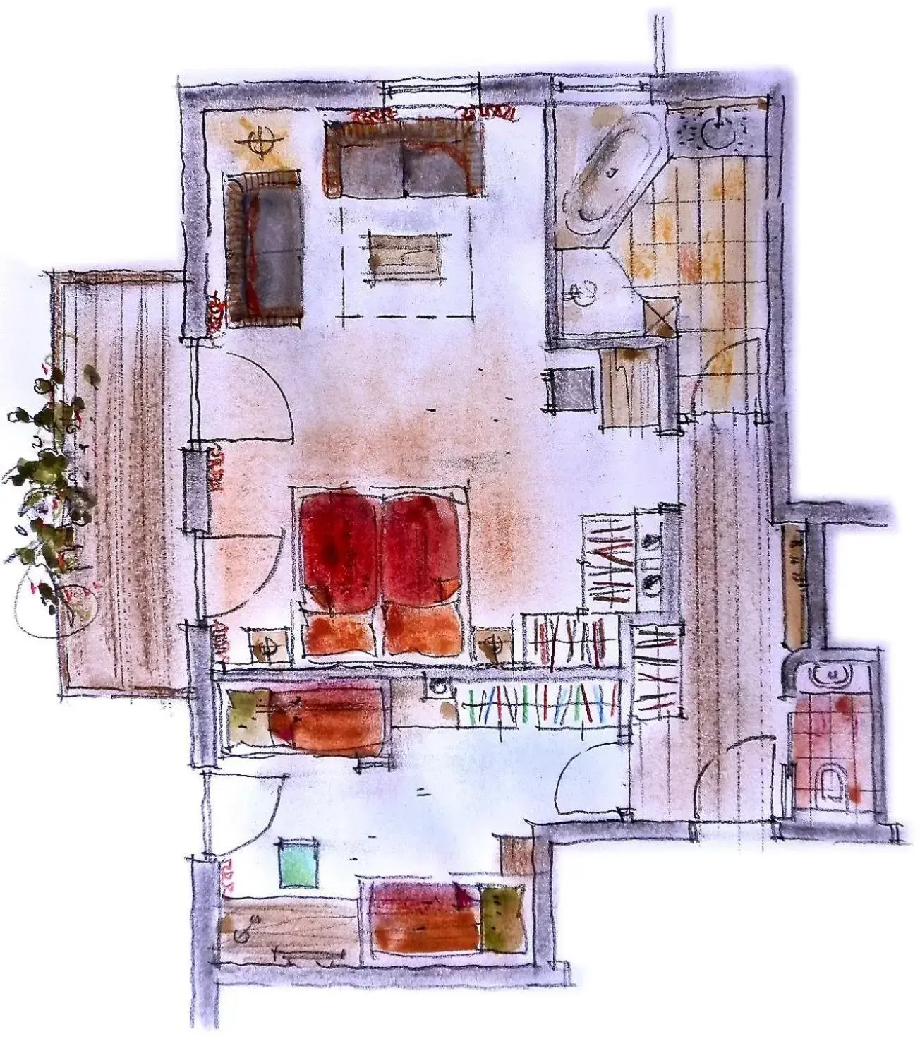 Floor Plan in Natur- und Wellnesshotel Höflehner