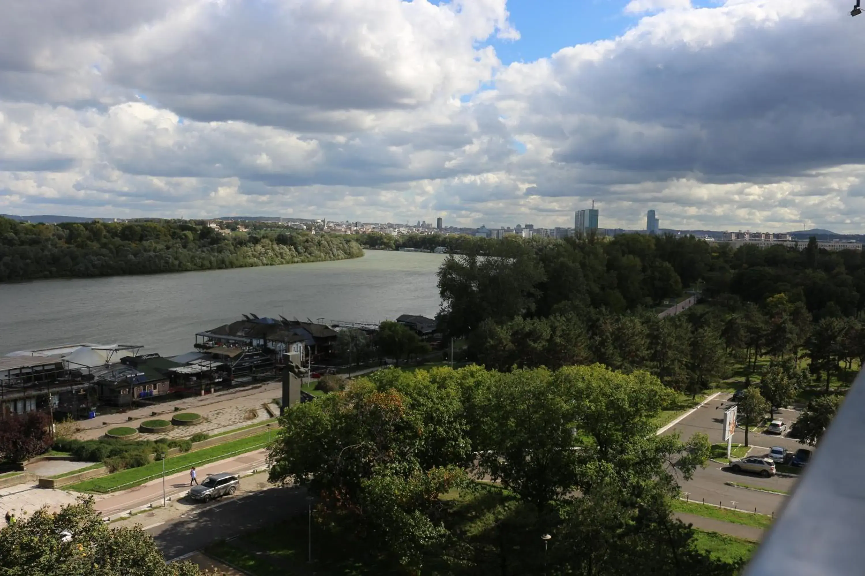 River view, Bird's-eye View in Garni Hotel Jugoslavija