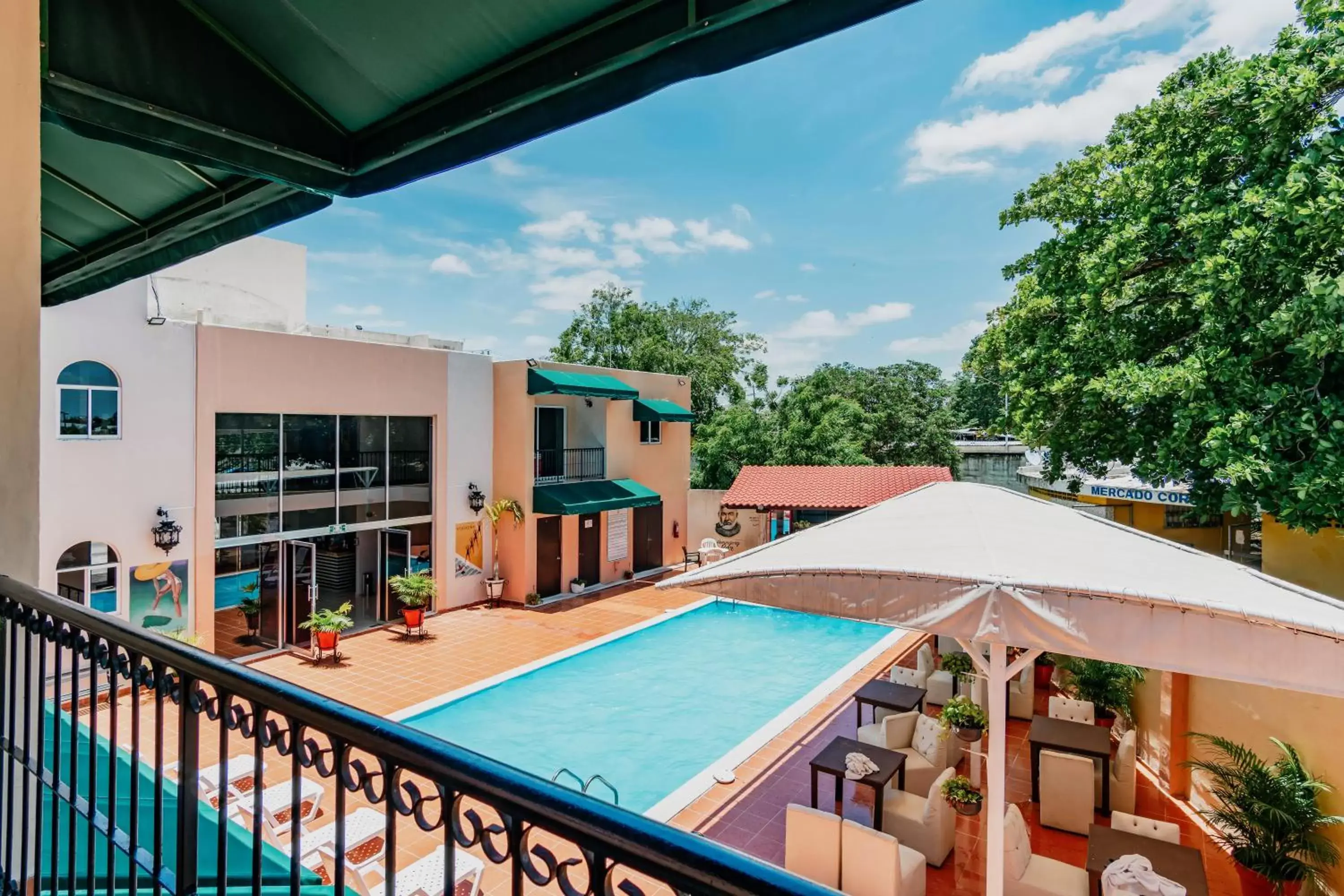 Swimming pool, Pool View in Hotel Siglo 21