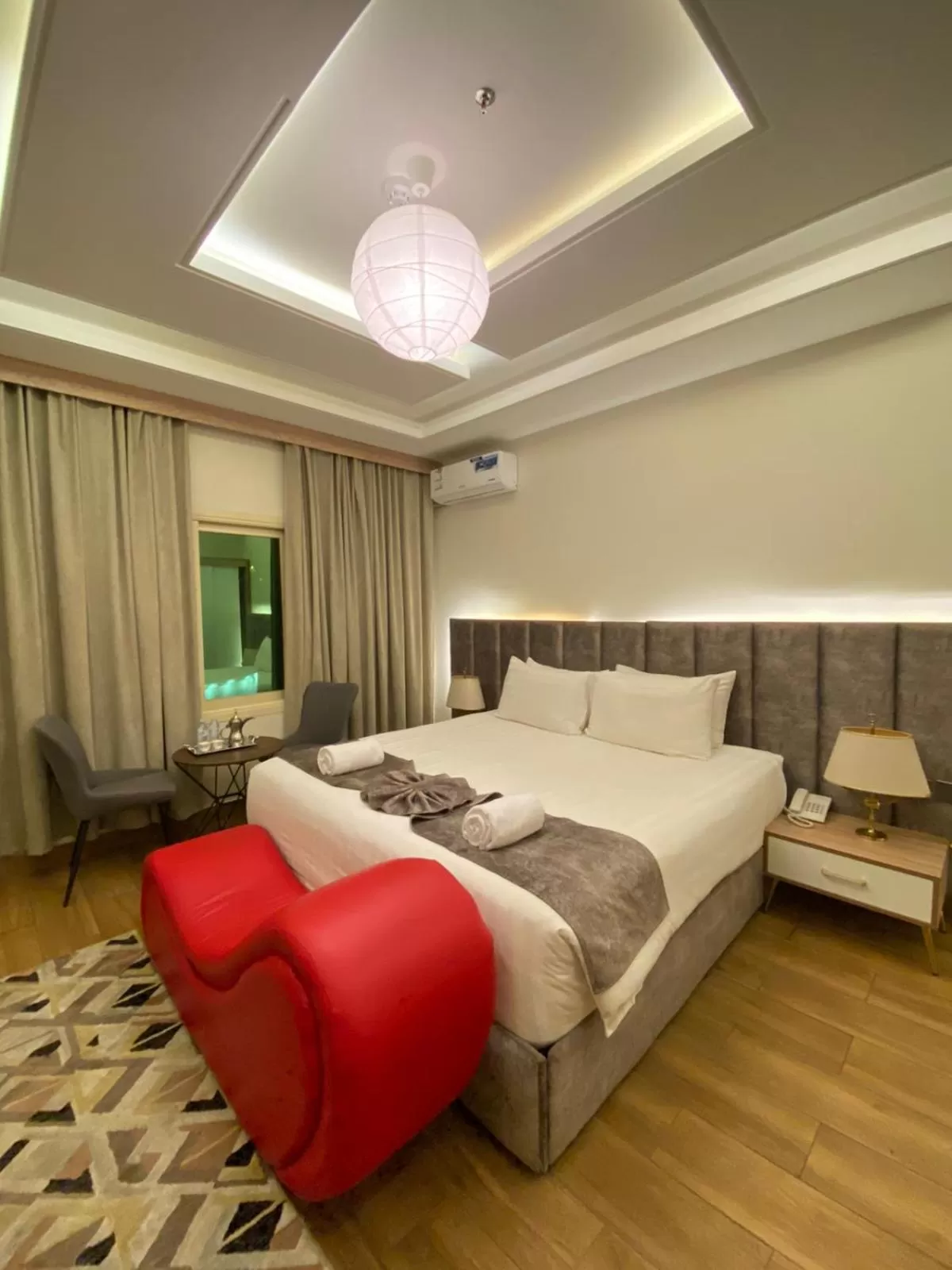 Bed in فندق جولدن توليب أبها - GOLDEN TULIP ABHA HOTEl