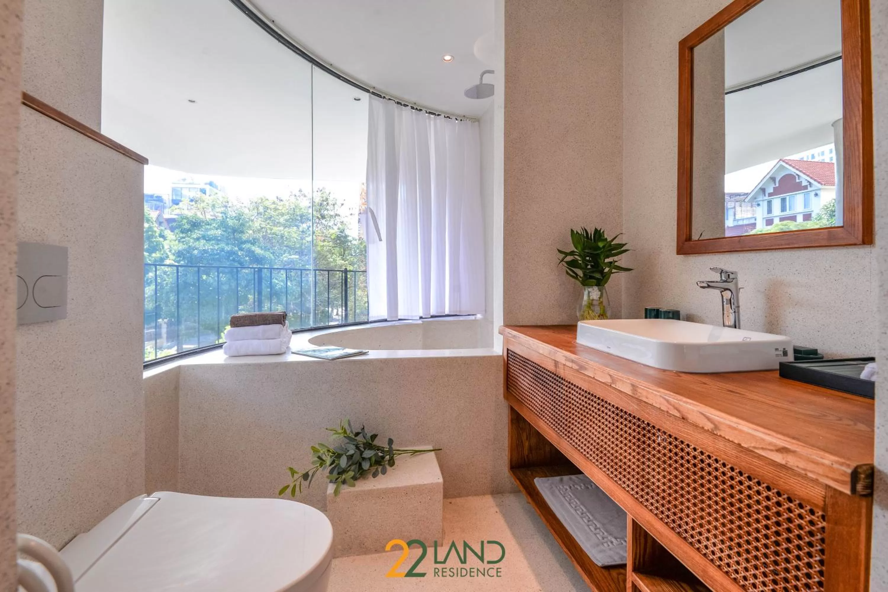 Toilet in 22Land Hotel & Residence