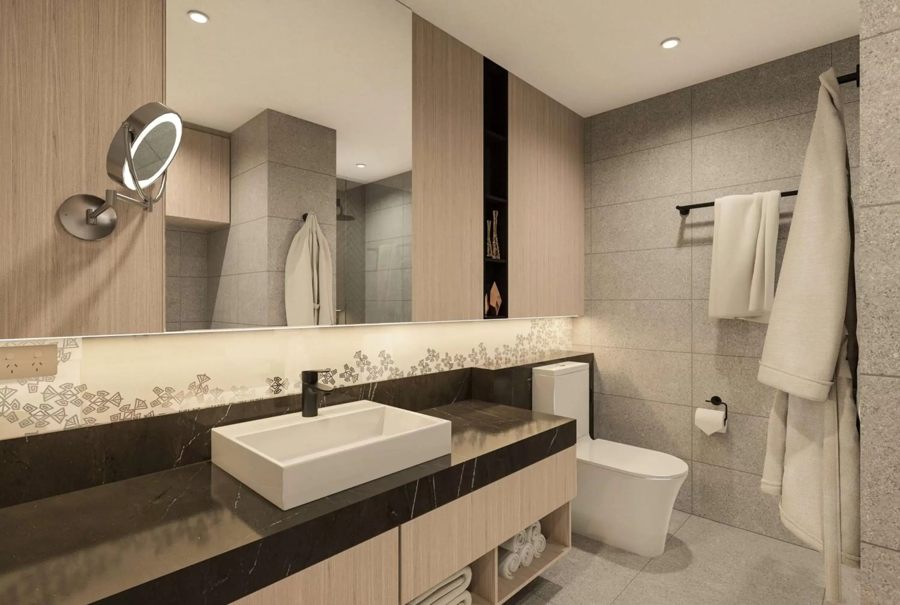 Bathroom in Hilton Port Moresby Hotel & Residences