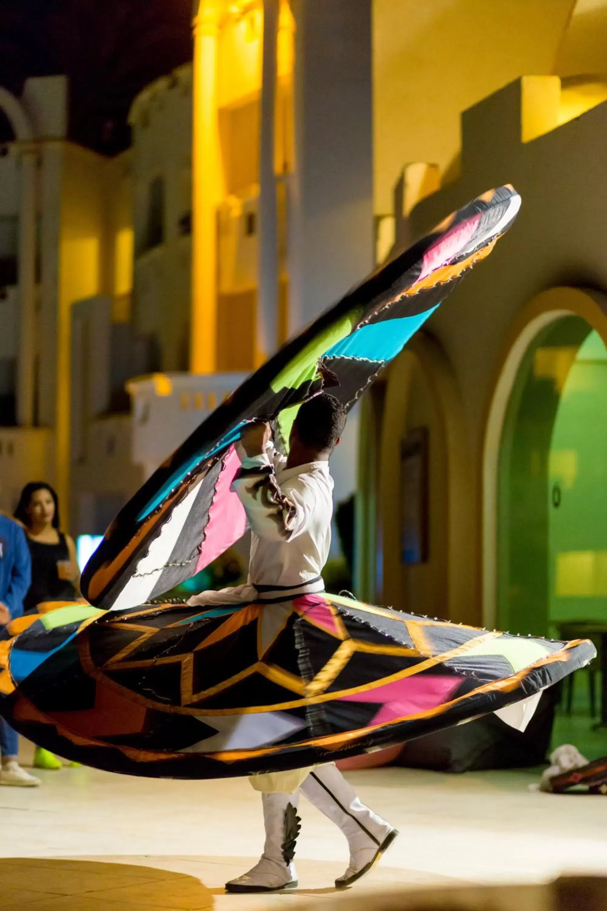 Evening entertainment in Coral Sun Beach