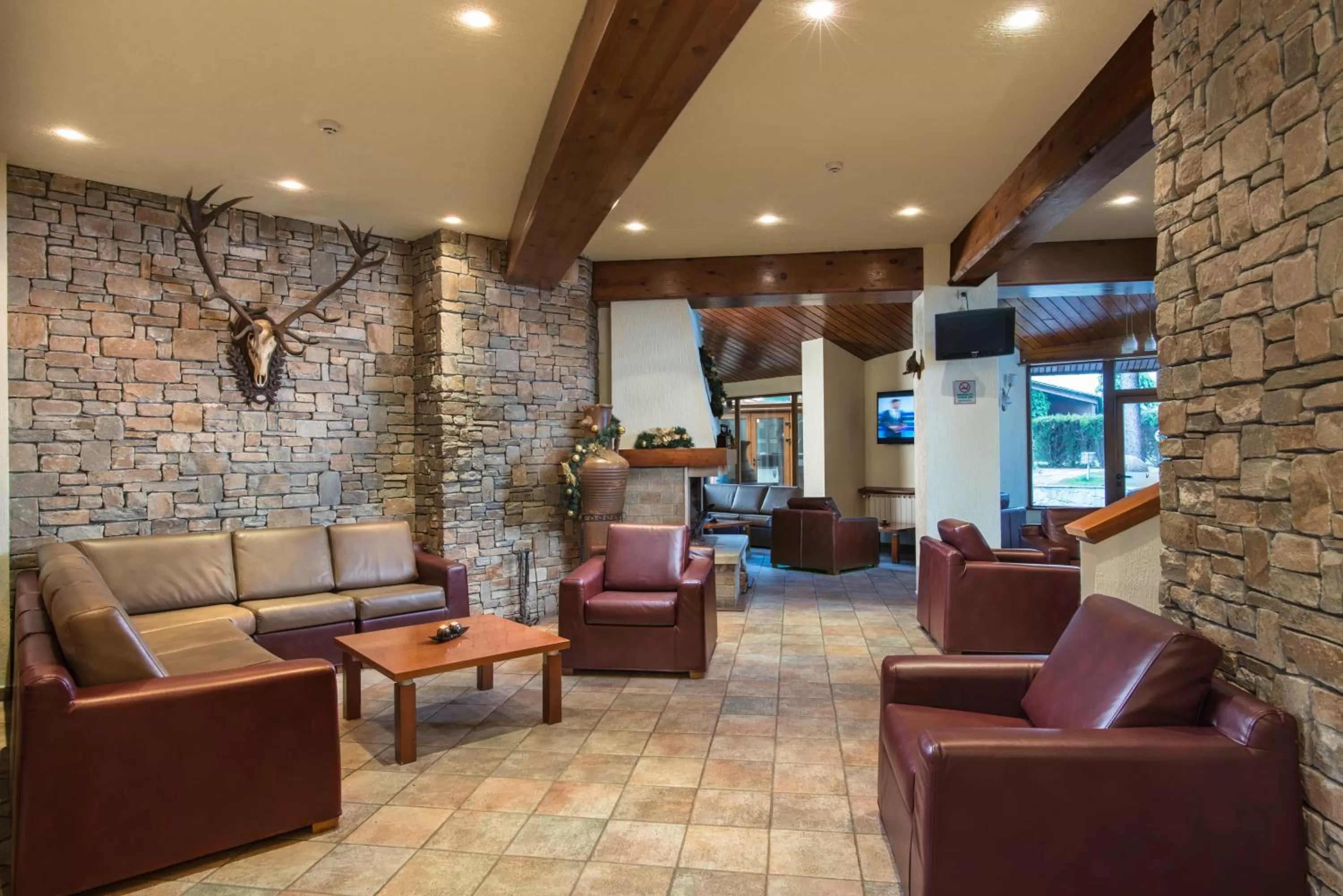 Lobby or reception in Hotel Pirin