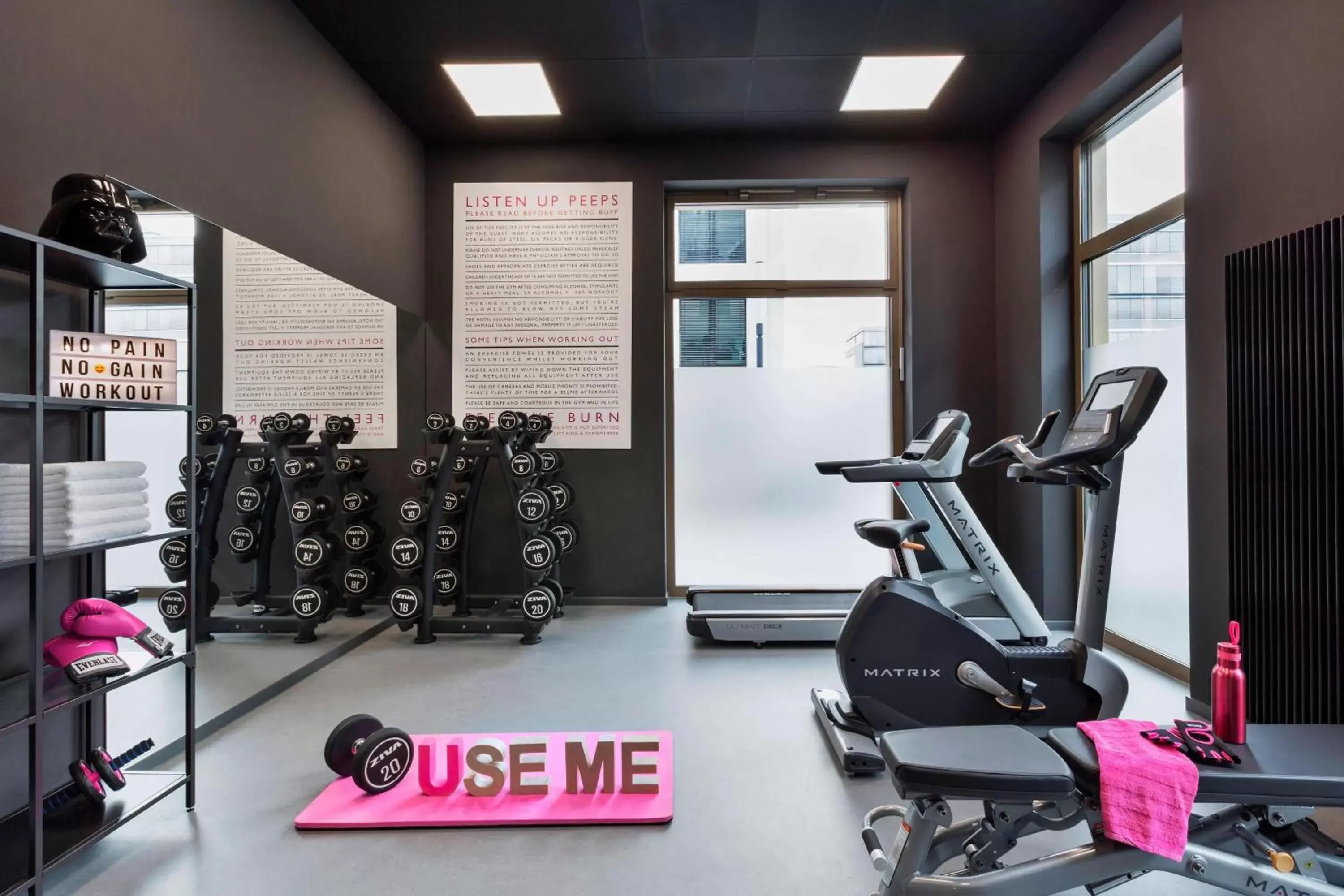 Area and facilities, Fitness Center/Facilities in Moxy Darmstadt