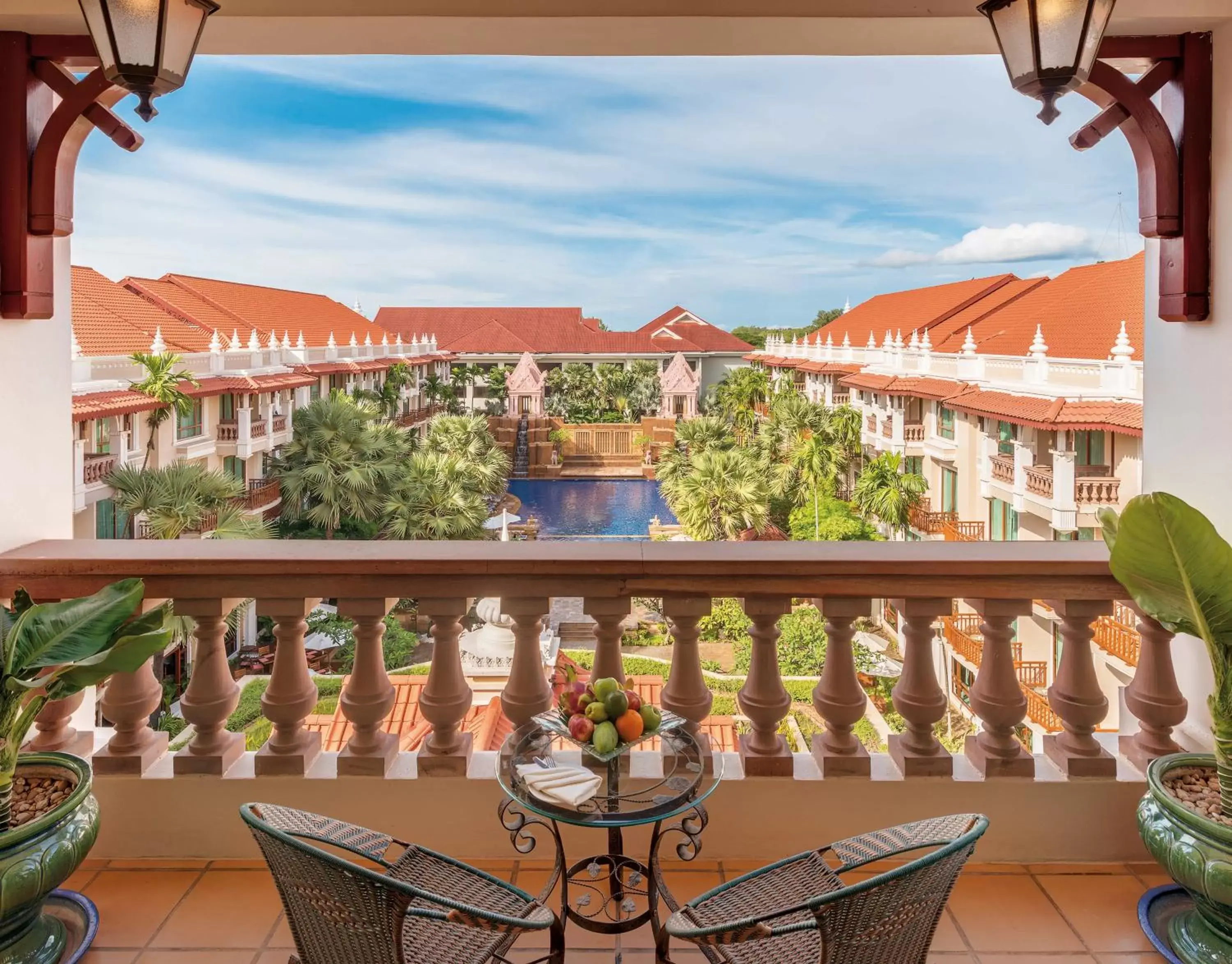 Swimming pool, Balcony/Terrace in Sokha Angkor Resort