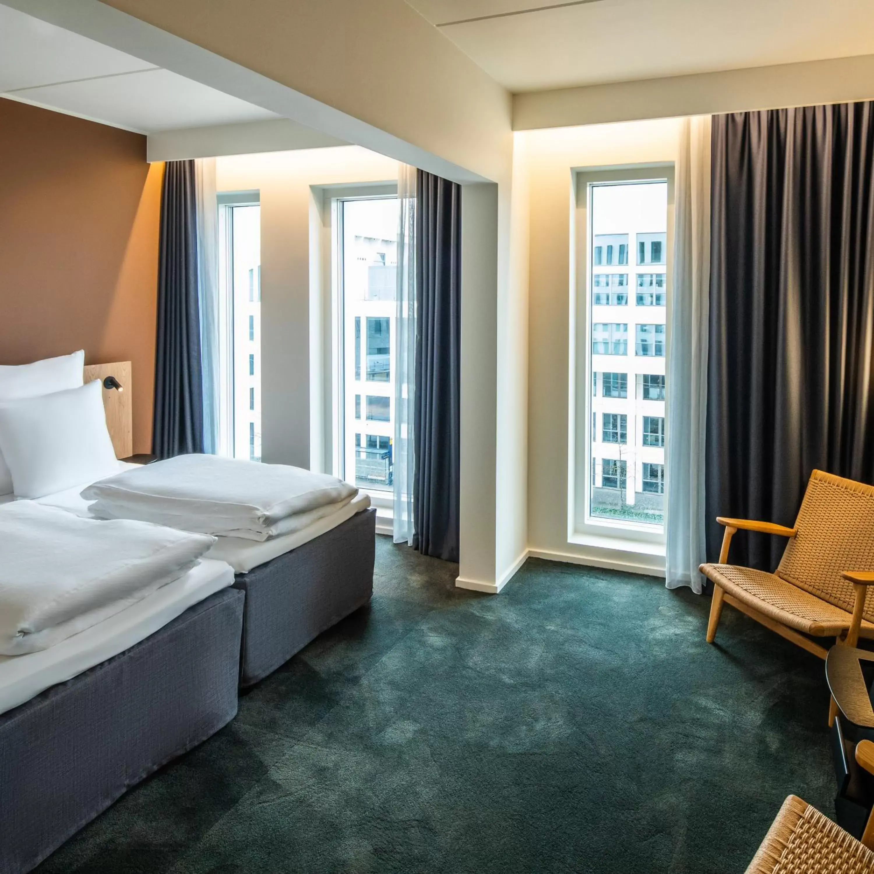 Street view, Bed in Comwell Copenhagen Portside Dolce by Wyndham Street view, Bed in Comwell Copenhagen Portside Dolce by Wyndham