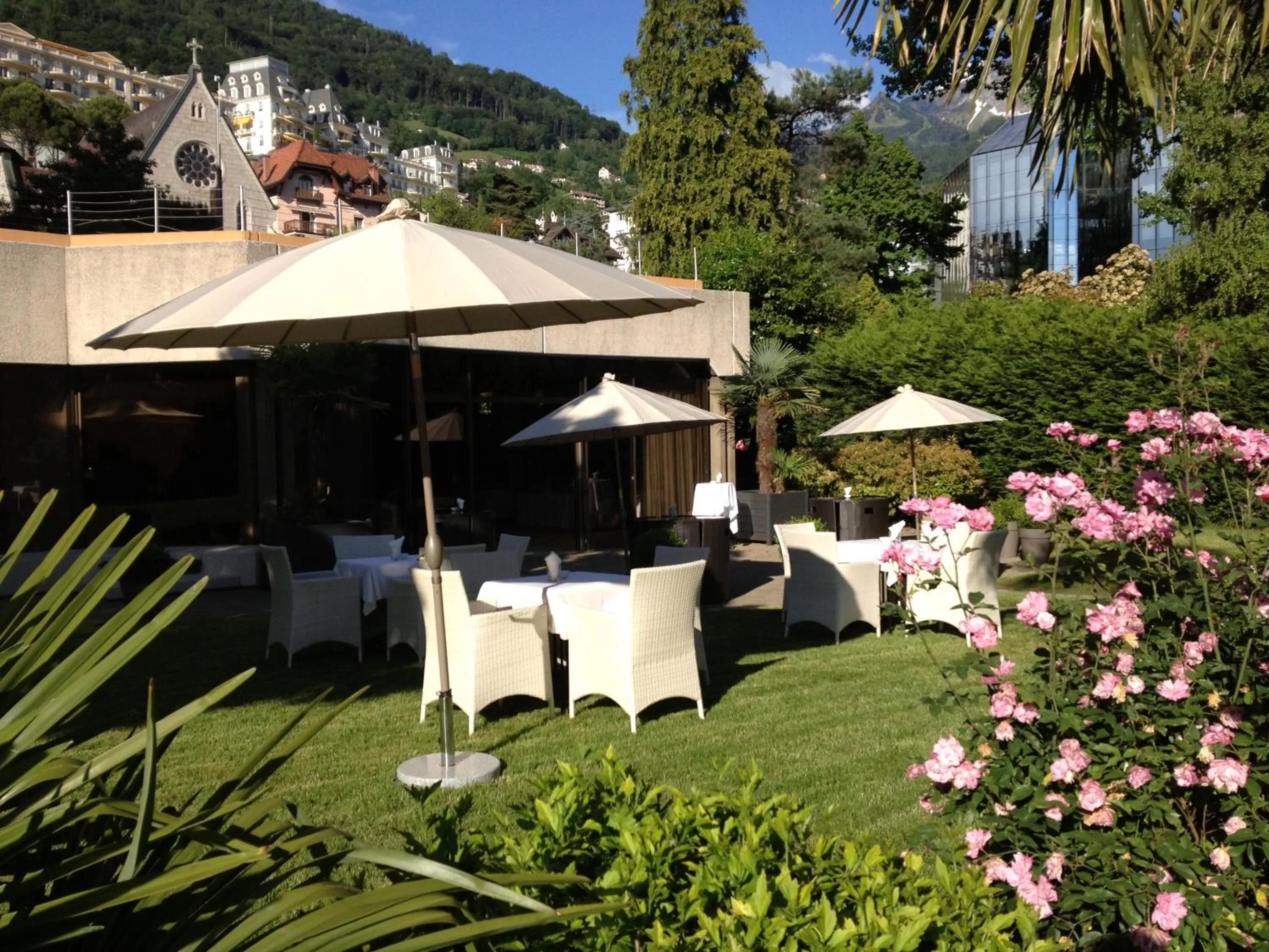 Garden in Royal Plaza Montreux